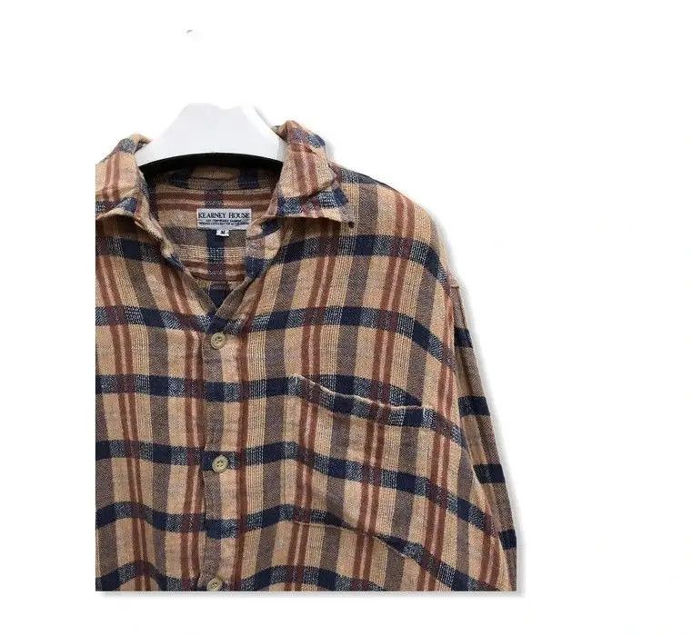 Flannel × Vintage Vintage Kearney House Plaid Tartan Flannel Shirt 👕 Size US M / EU 48-50 / 2 - 2 Thumbnail