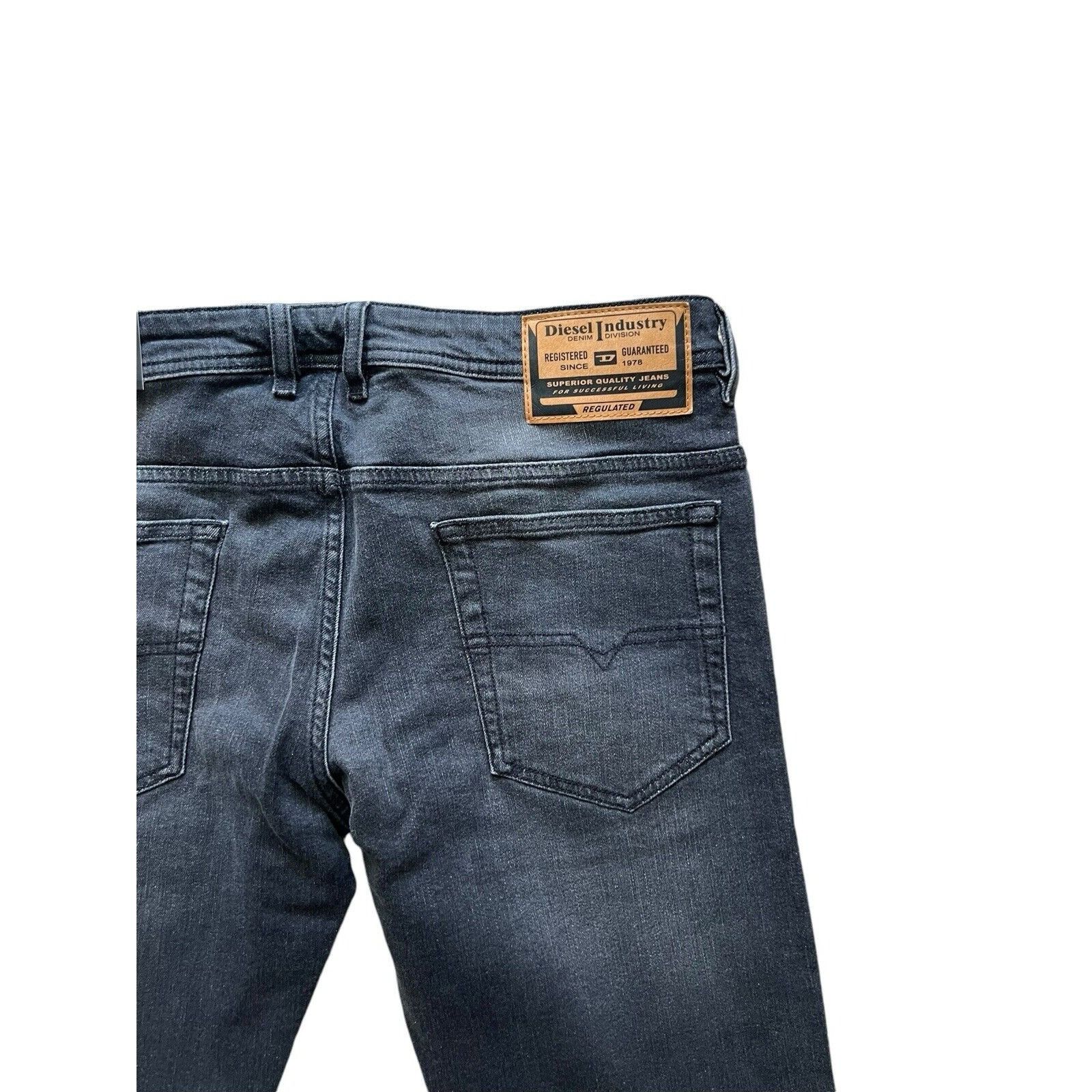 Diesel Diesel Mens Safado Straight Fit Jeans RM063 Black Size 34/32 Size US 34 / EU 50 - 6 Thumbnail