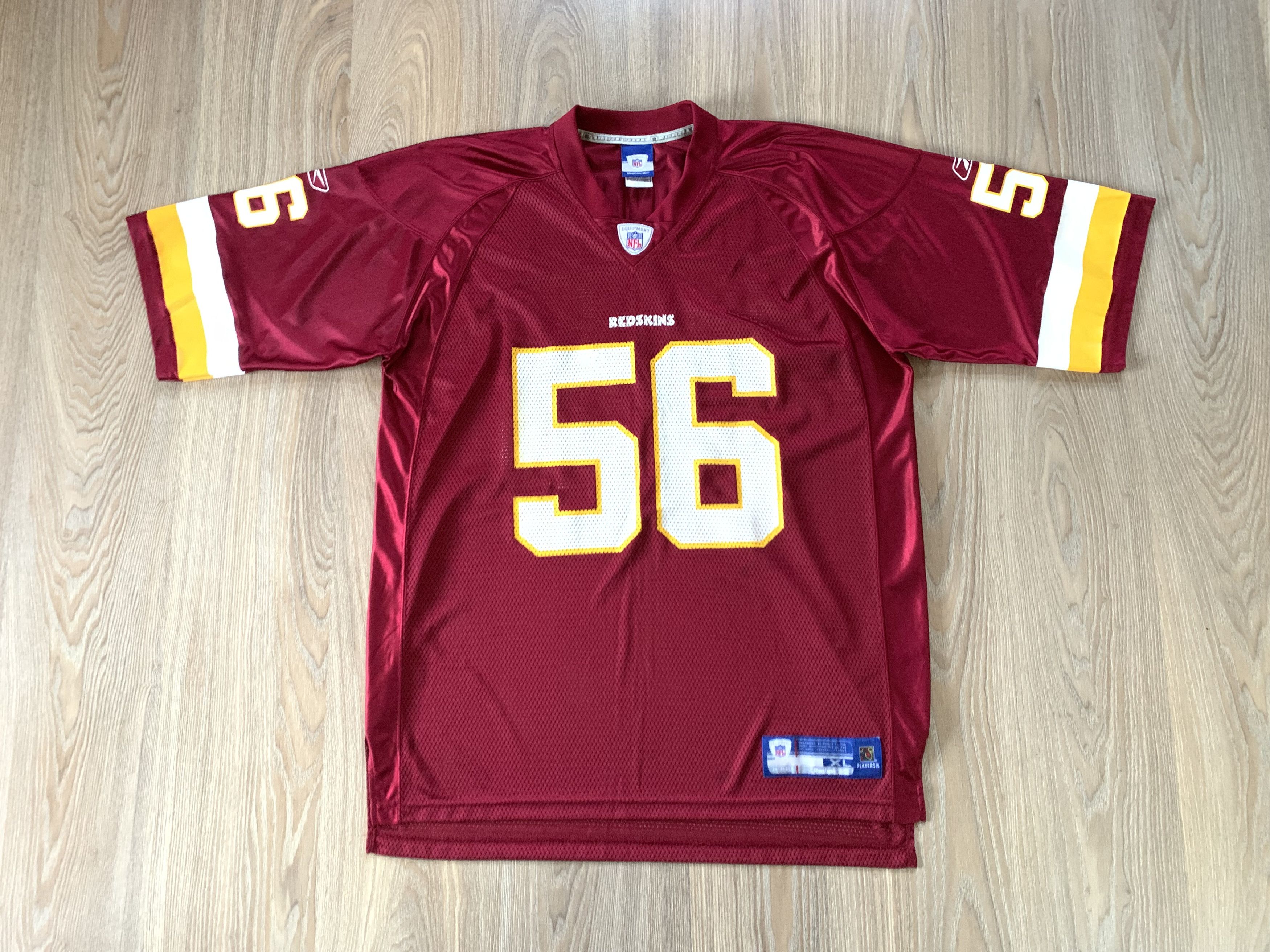 NFL × Reebok × Vintage Reebok NFL Washington Redskins LaVar Arrington #56 Jersey Size US XL / EU 56 / 4 - 2 Thumbnail