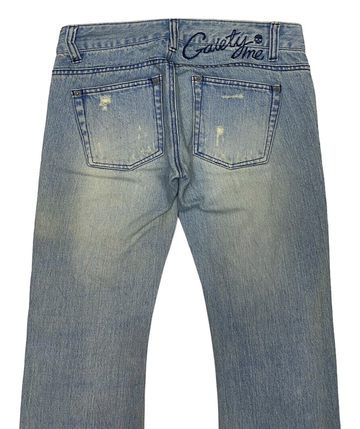 14th Addiction 🔥DUXER JAPAN HYSTERIC GLAMOUR STYLE DISTRESSED DENIM JEANS Size 30" / US 8 / IT 44 - 4 Thumbnail
