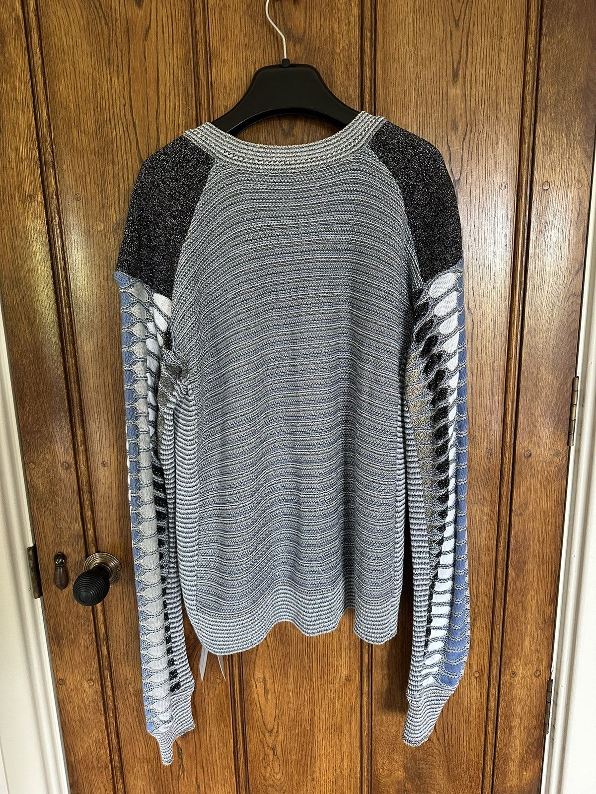 Vivienne Westwood $960 Vivienne Westwood Marcel jumper metallic lamé sweater Size US L / EU 52-54 / 3 - 20 Thumbnail