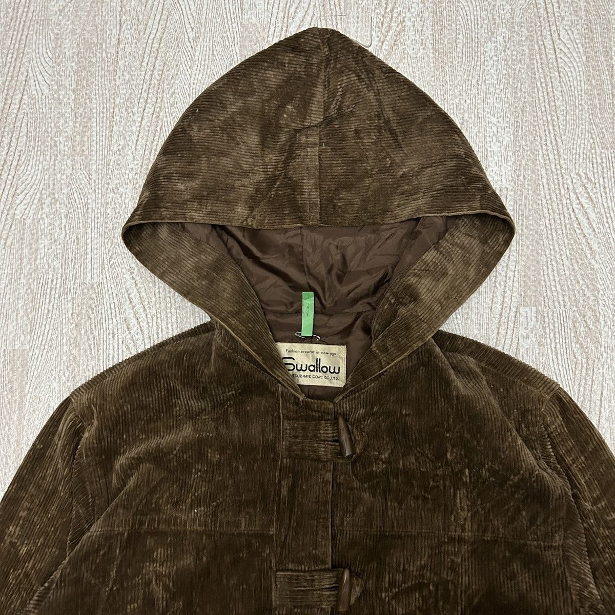 Designer × Japanese Brand Swallow Coats Brown Corduroy Jacket Size US XXS / EU 40 - 5 Thumbnail