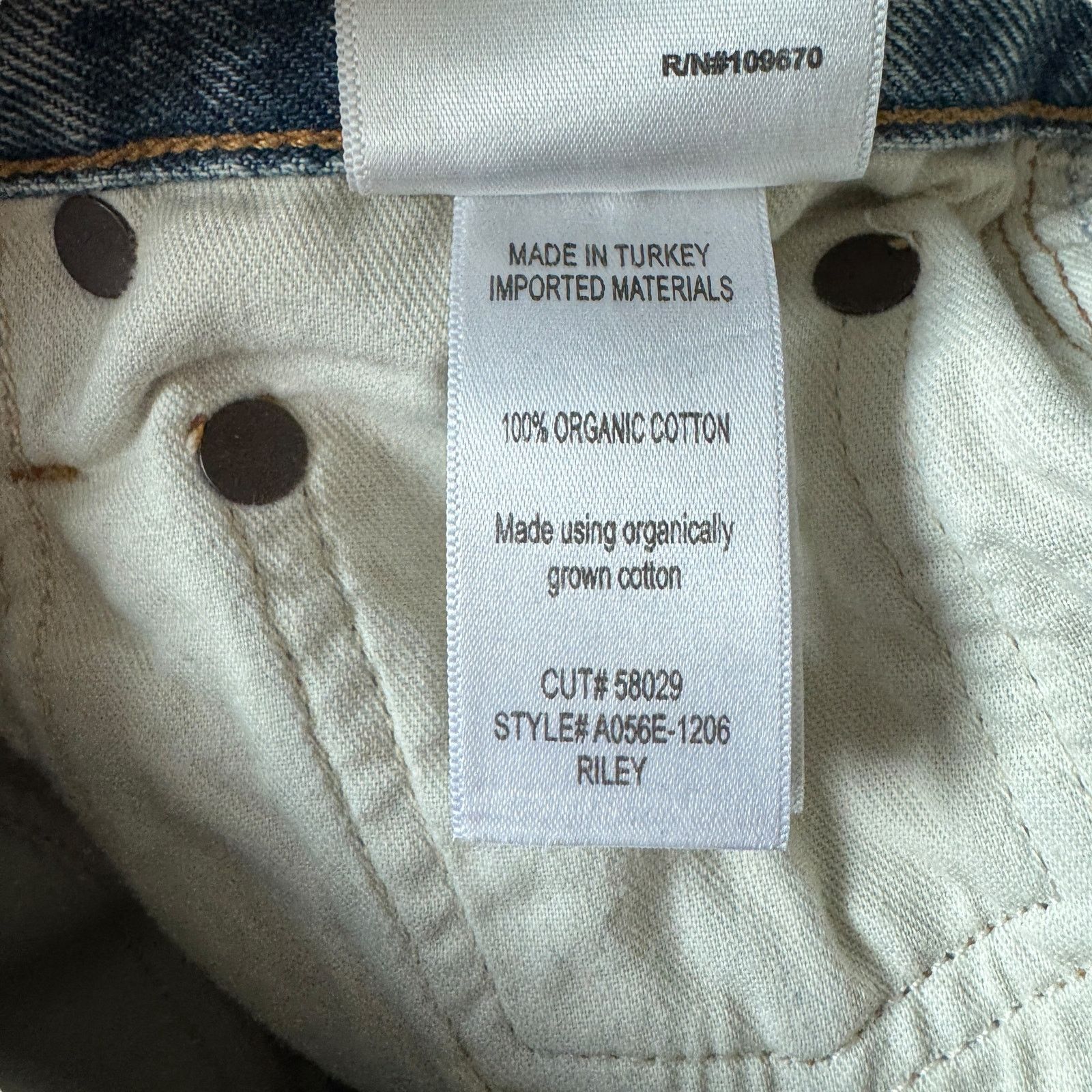 Agolde New with tags Riley High Rise Straight Crop Jean Escalate Size 25" / US 0 / IT 36 - 5 Thumbnail