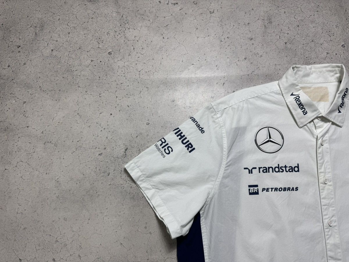 Hackett Hackett London Mercedes-Benz Williams Racing Button Shirt Size US XXL / EU 58 / 5 - 3 Thumbnail