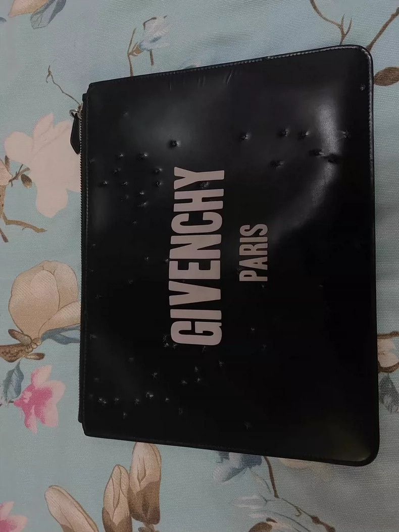 Givenchy Givenchy Limited Perforated Clutch Bag - dmc Size ONE SIZE - 1 Thumbnail