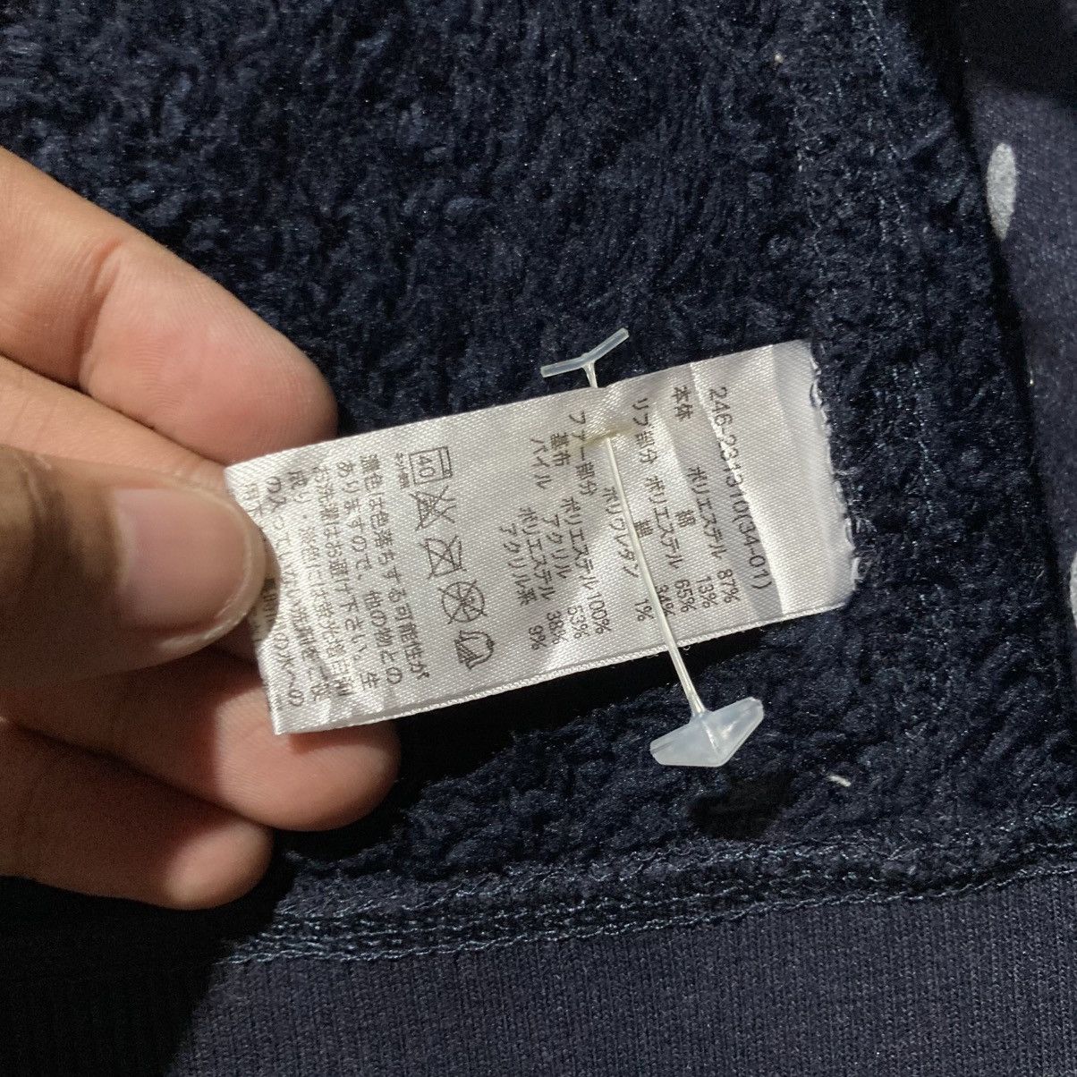 Japanese Brand 2000s GU Polkadot Motif Fur Ziphoodie Navy Lgb Ifsixwasnine Size US M / EU 48-50 / 2 - 17 Thumbnail