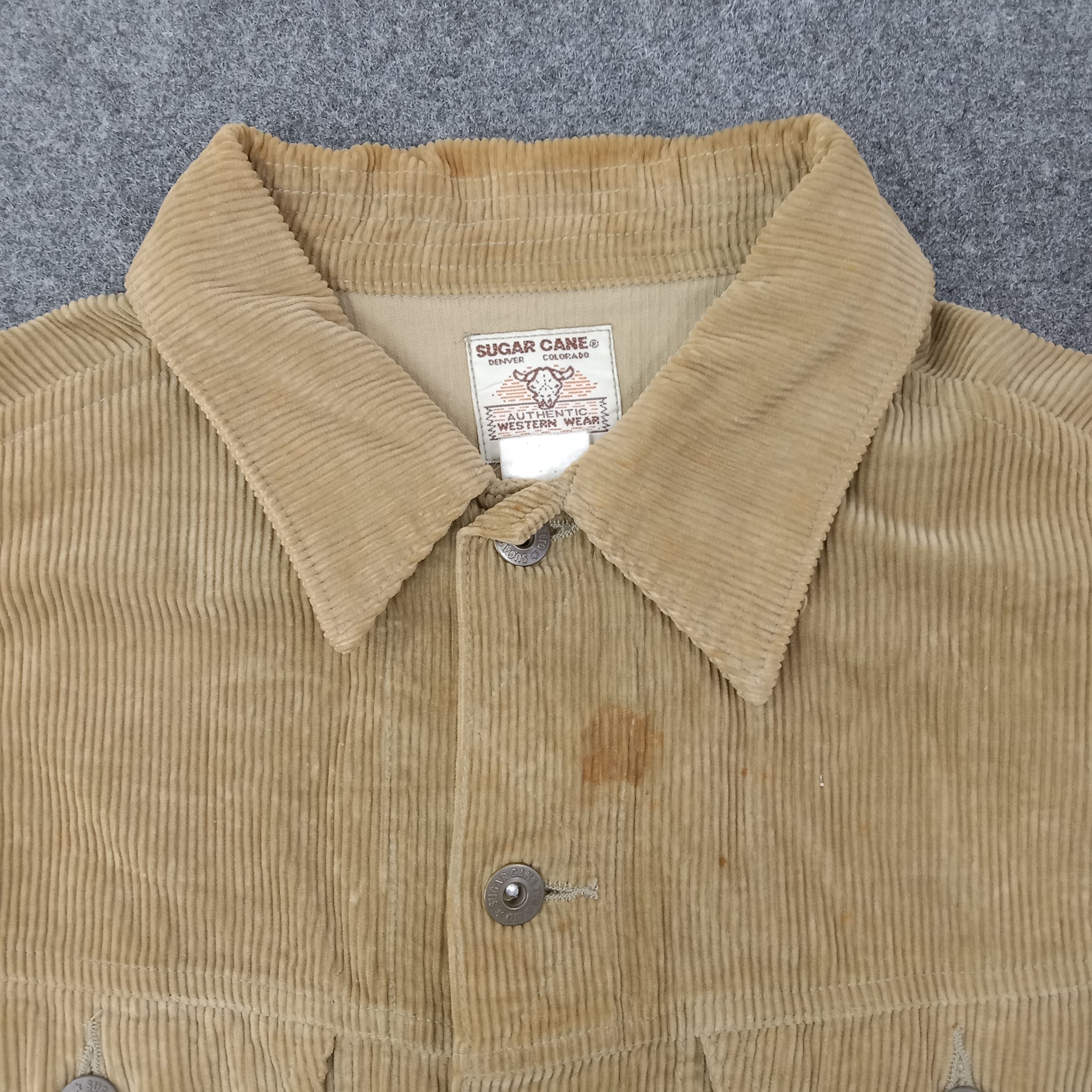 Sugar Cane Sugar Cane Japanese Brand Corduroy Jacket C257N20 Size US M / EU 48-50 / 2 - 3 Thumbnail
