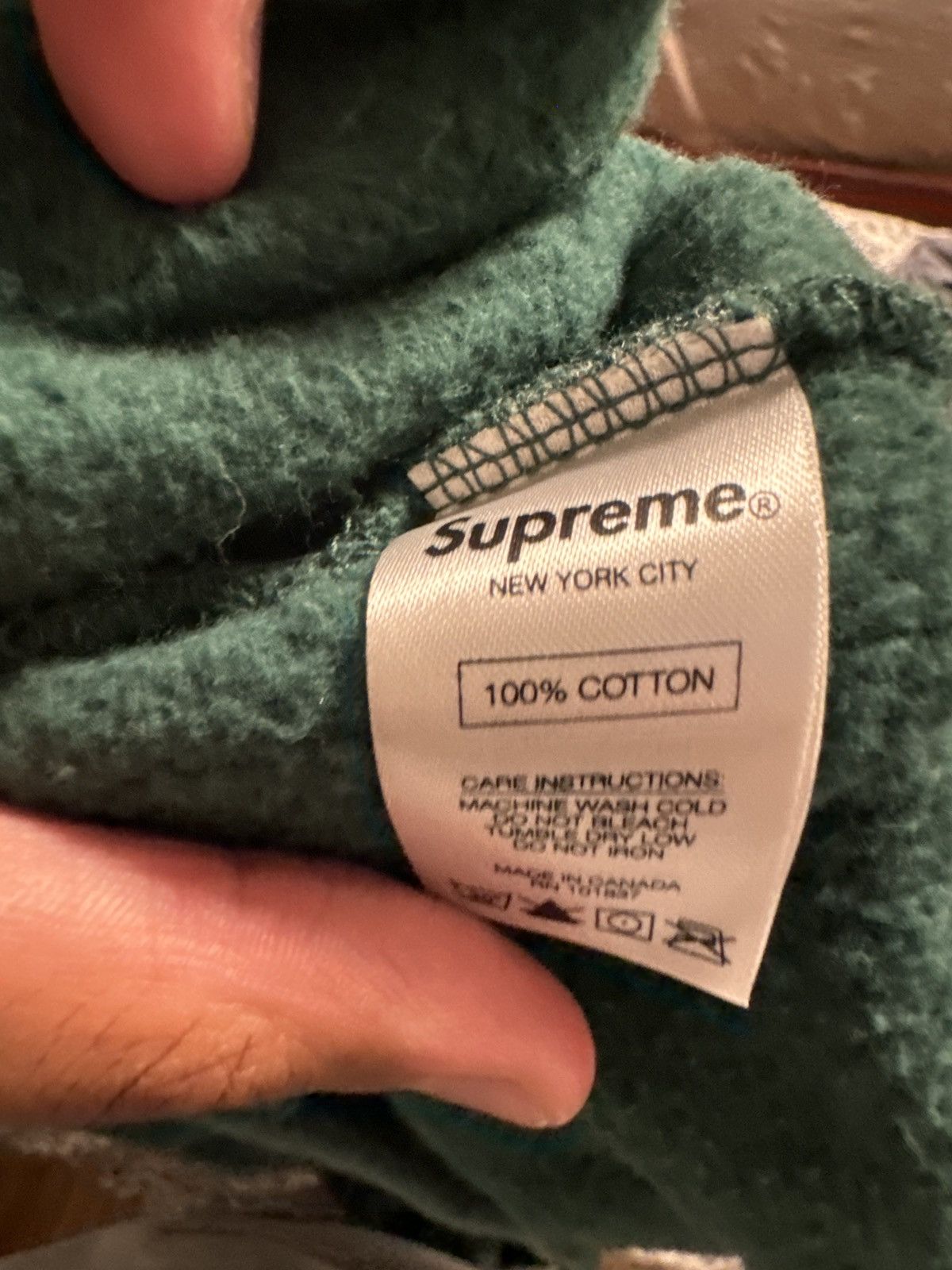 Supreme Supreme crew neck hoodie Size US L / EU 52-54 / 3 - 8 Thumbnail