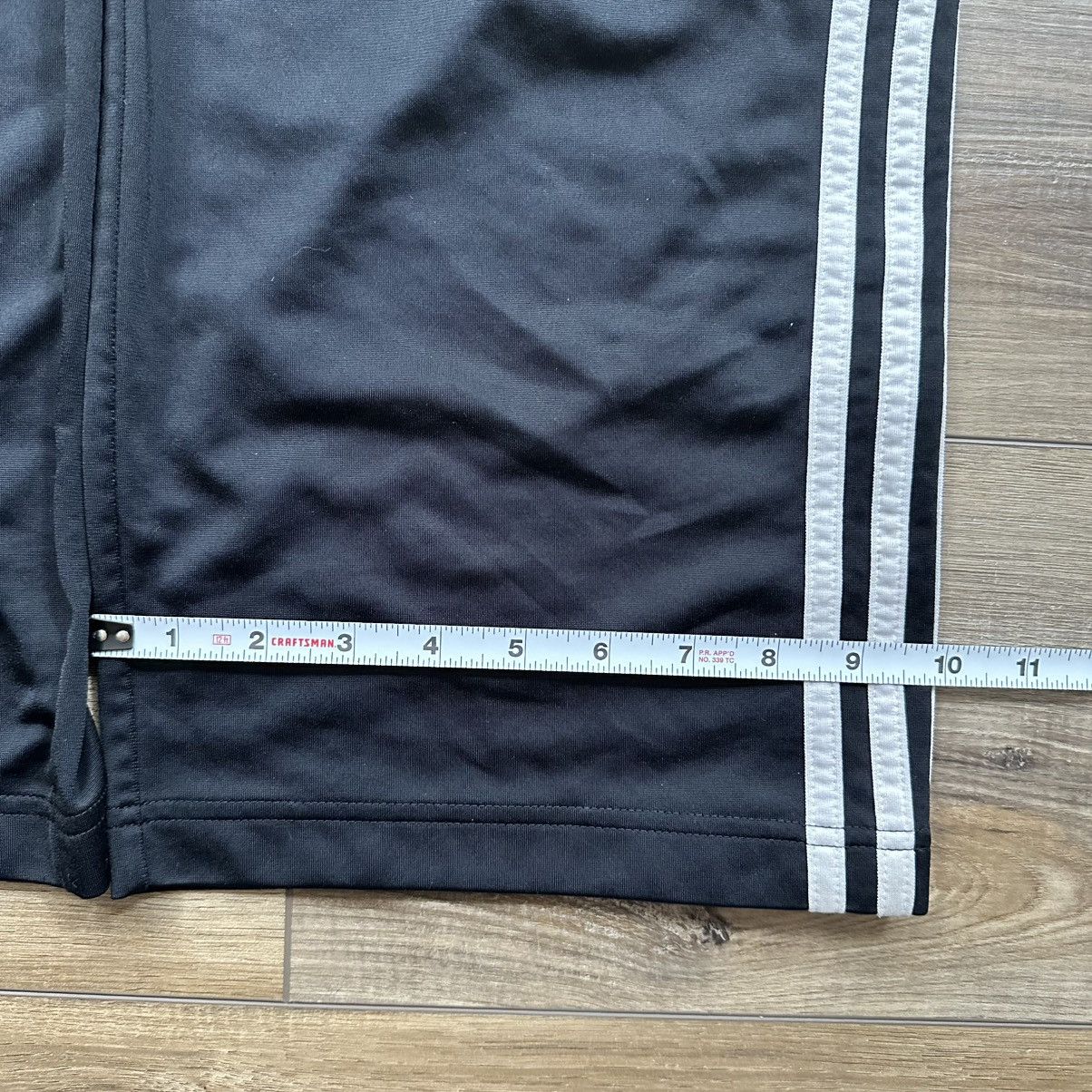 Adidas Vintage 2000s Adidas Striped Wide Leg Tear Away Track Pants Size US 35 - 9 Thumbnail