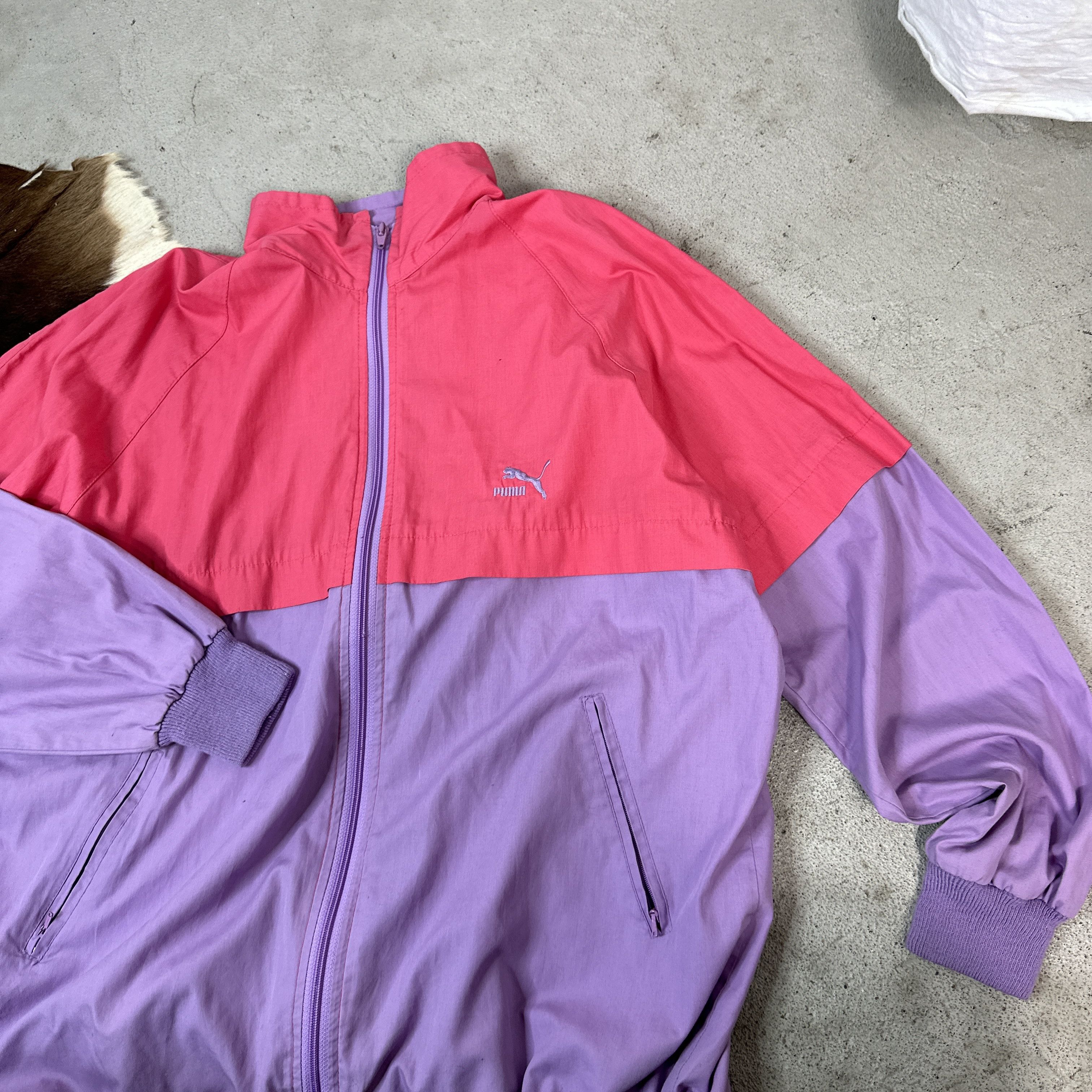 Puma × Vintage Vintage Puma Windbreaker Jacket 90s Size US M / EU 48-50 / 2 - 2 Thumbnail