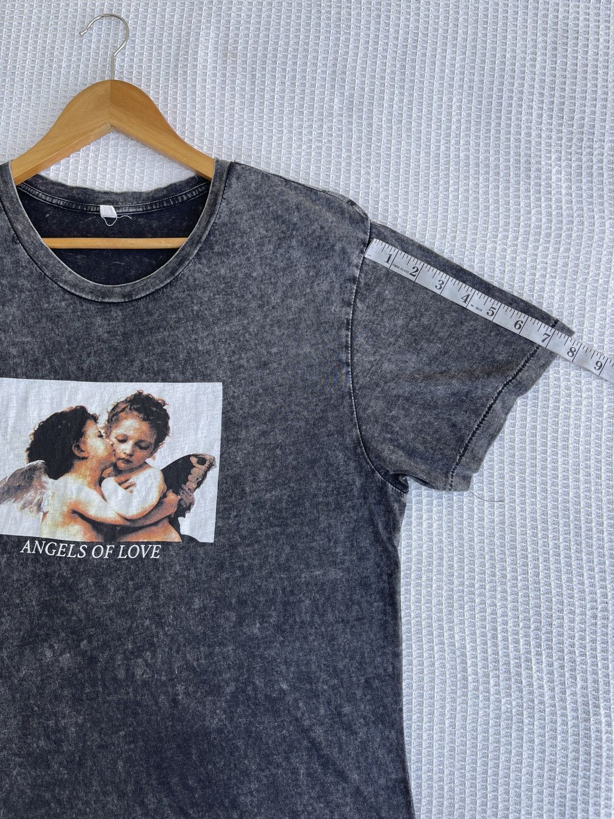 Other Rare🔥ANGELS OF LOVE Acid Wash ERD GRUNGE TEE Size US L / EU 52-54 / 3 - 11 Thumbnail