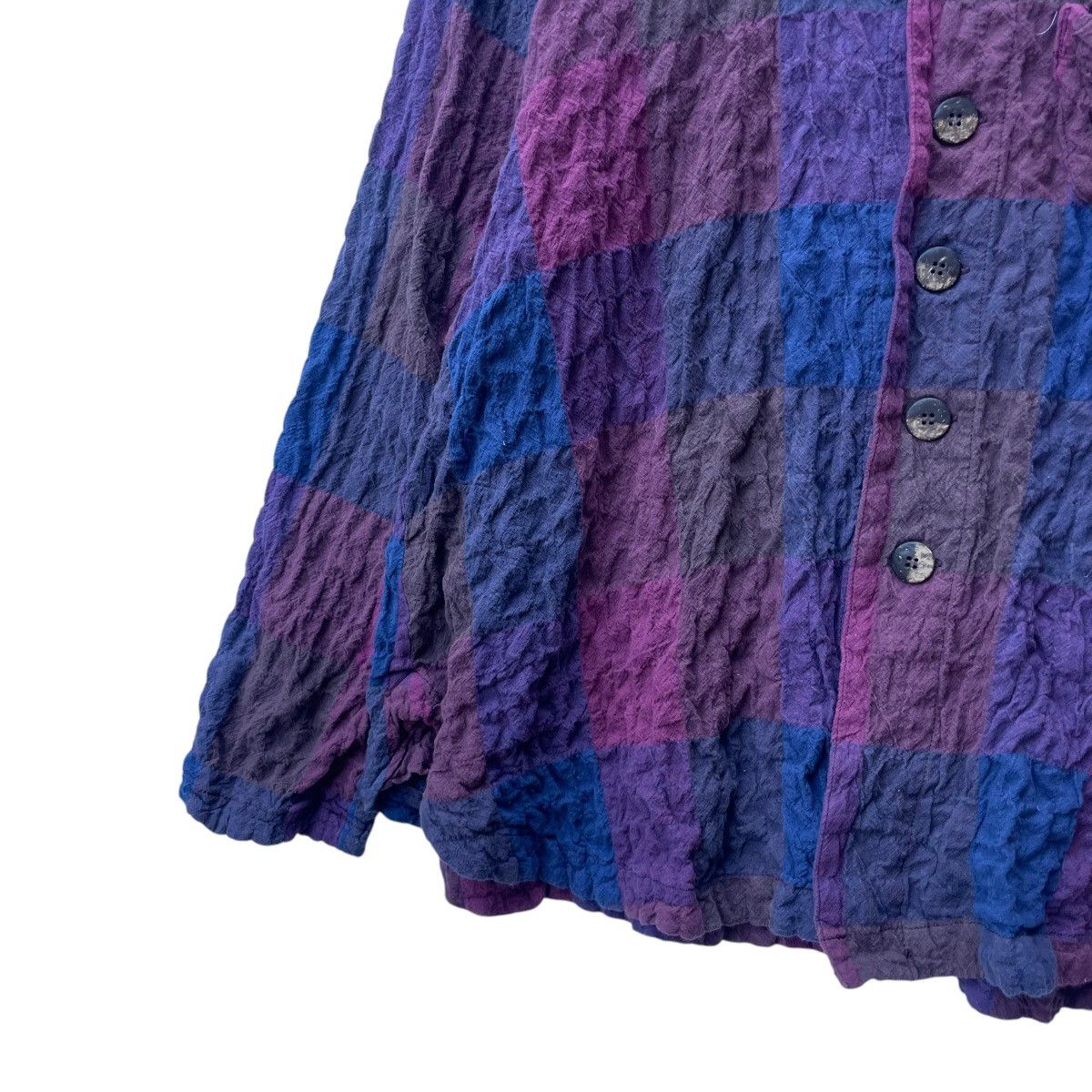 💥Rare Japanese Brand Dartisula Checked Pleat Please