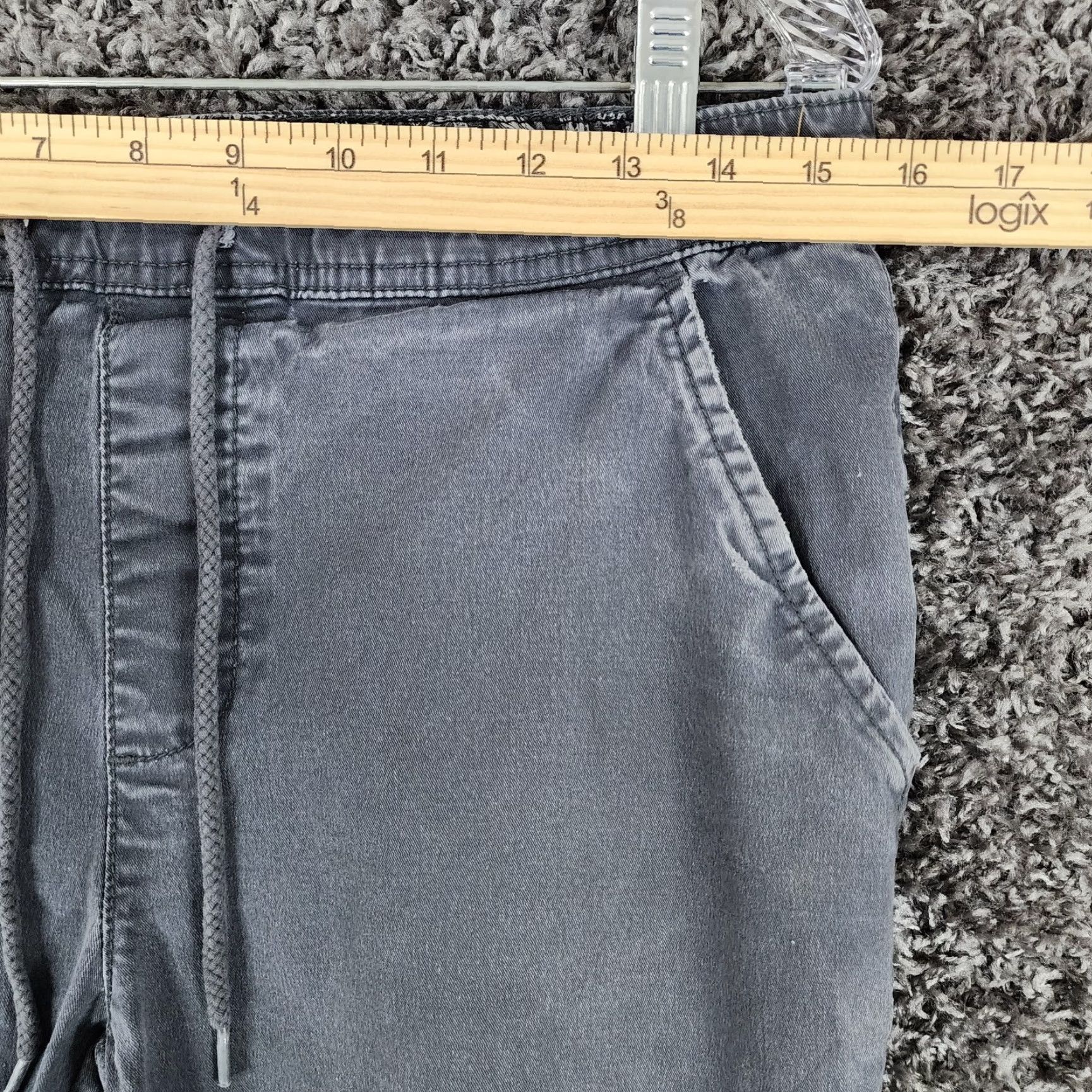 Vintage ROEBUCK & CO. Mens Blue Draw String Waist Chino Joggers Size S Pants 30in Inseam Distressed Men Size US 29 - 5 Thumbnail