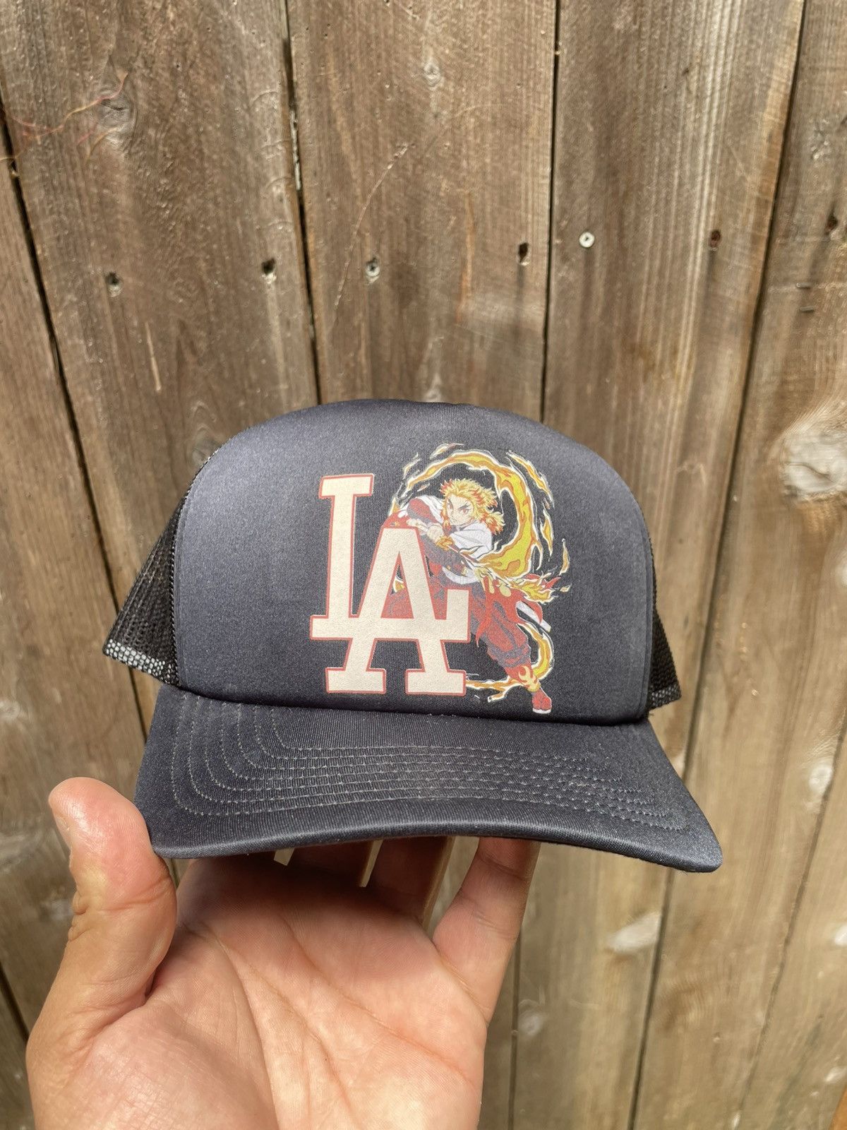Other Mighty ducks x Angel trumpet trucker hat custom made Size ONE SIZE - 7 Thumbnail