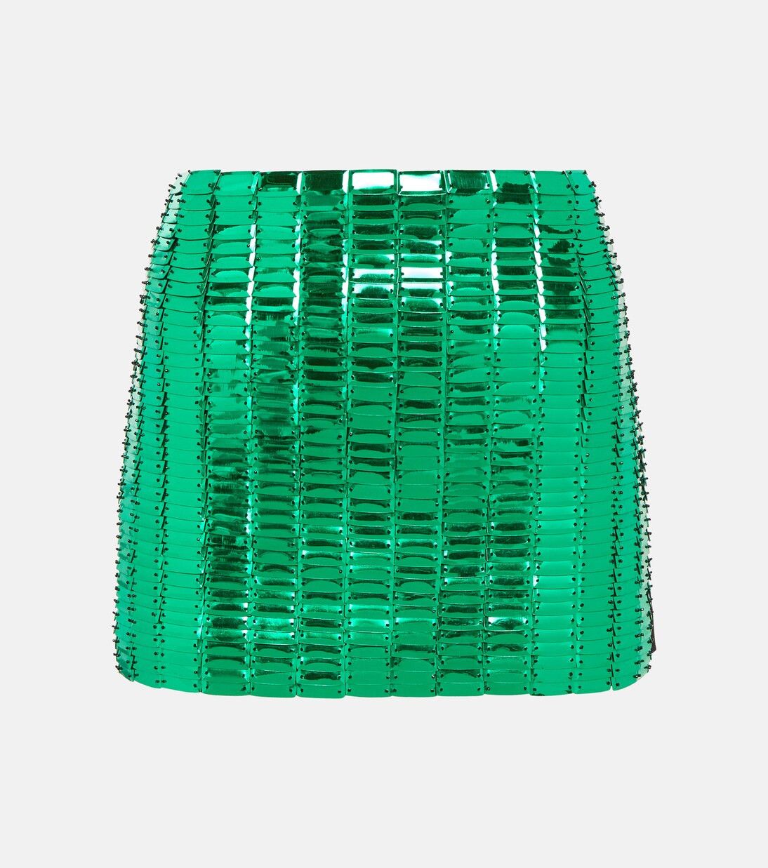 The Attico o1mle0526 Rue Embellished Mini Skirt in Green Size 30" / US 8 / IT 44 - 1 Thumbnail
