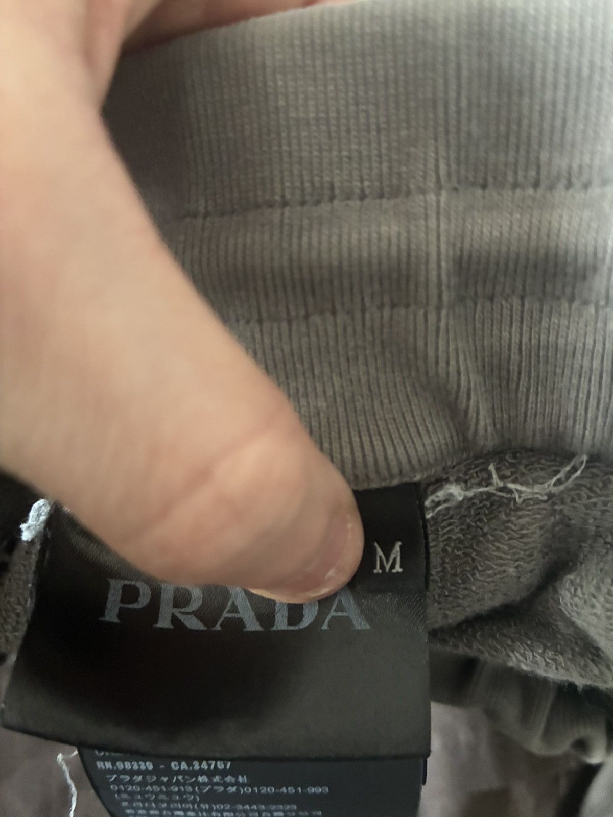 Prada Prada Gray Sweatpants Size US 30 / EU 46 - 6 Thumbnail