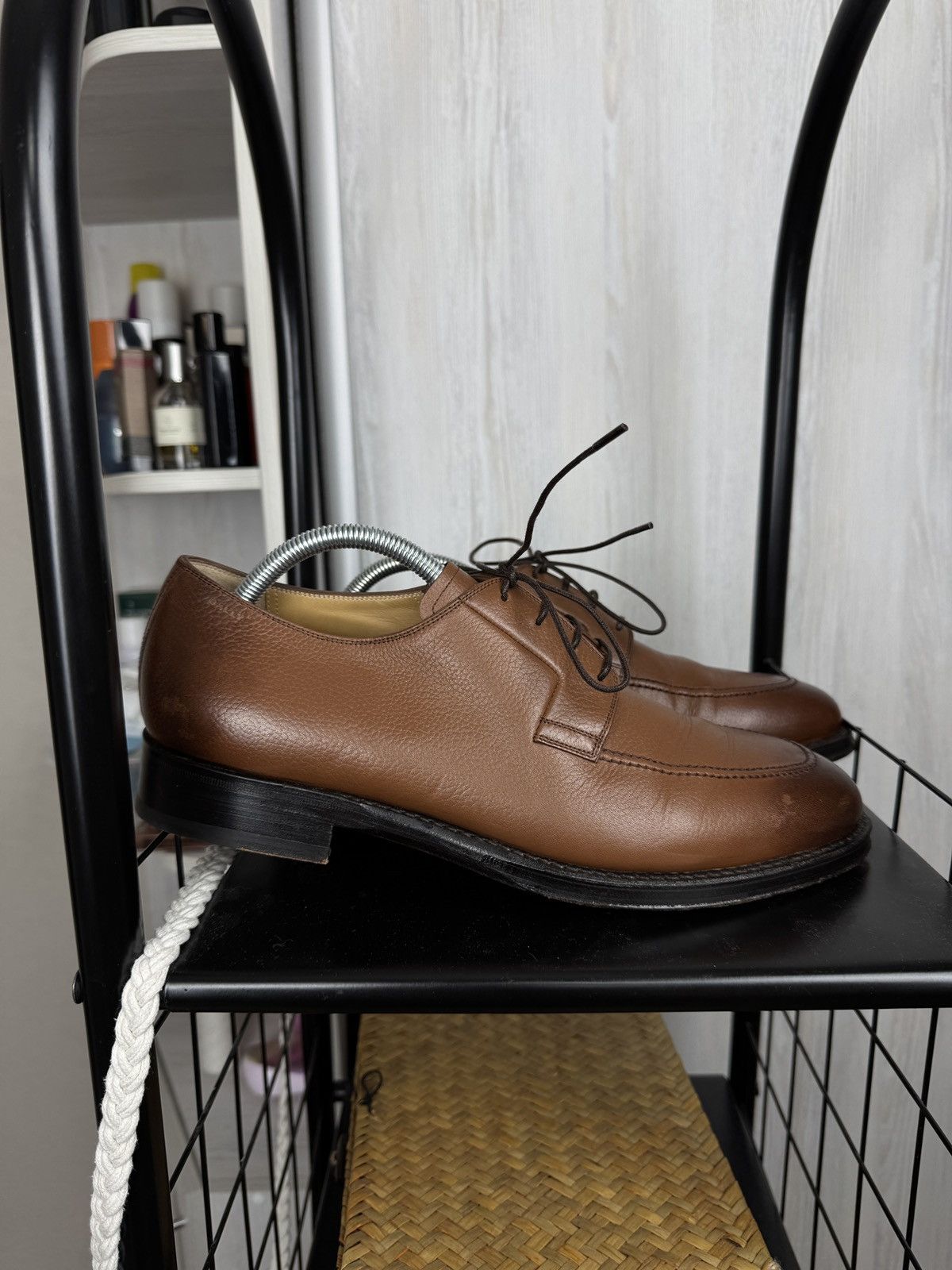Bally Bally Wimbo brown derby classic shoes RRP 1190$ Size US 10 / EU 43 - 1 Thumbnail