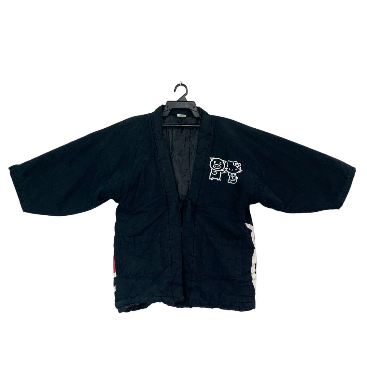 Japanese Brand × Vintage Vtg 90s Hello Kitty japan traditional kimono jacket Size L / US 10 / IT 46 - 2 Thumbnail