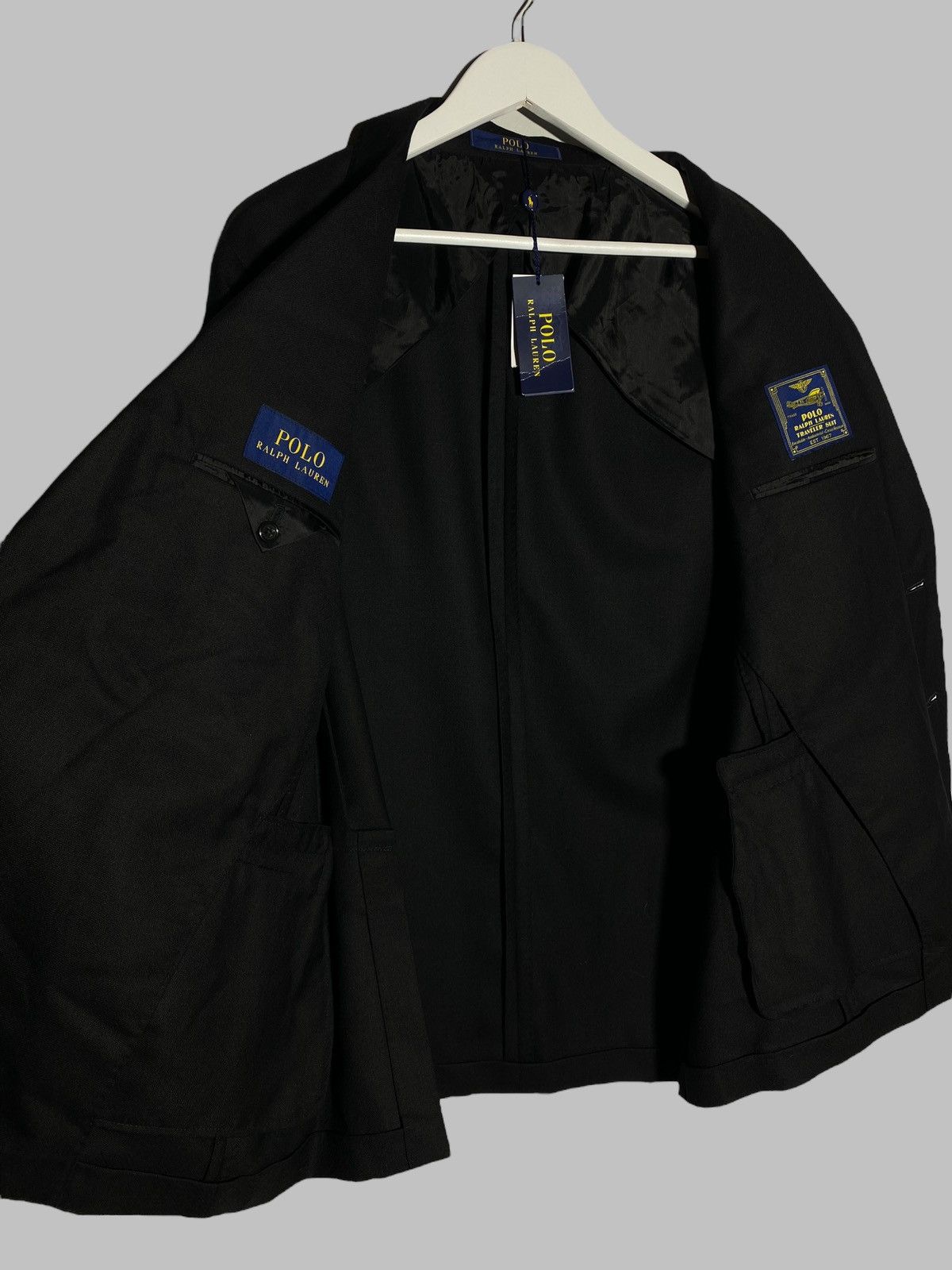 Polo Ralph Lauren Polo Ralph Lauren Black Traveler Suit Blazer Jacket Size 44R Size 44R - 13 Thumbnail