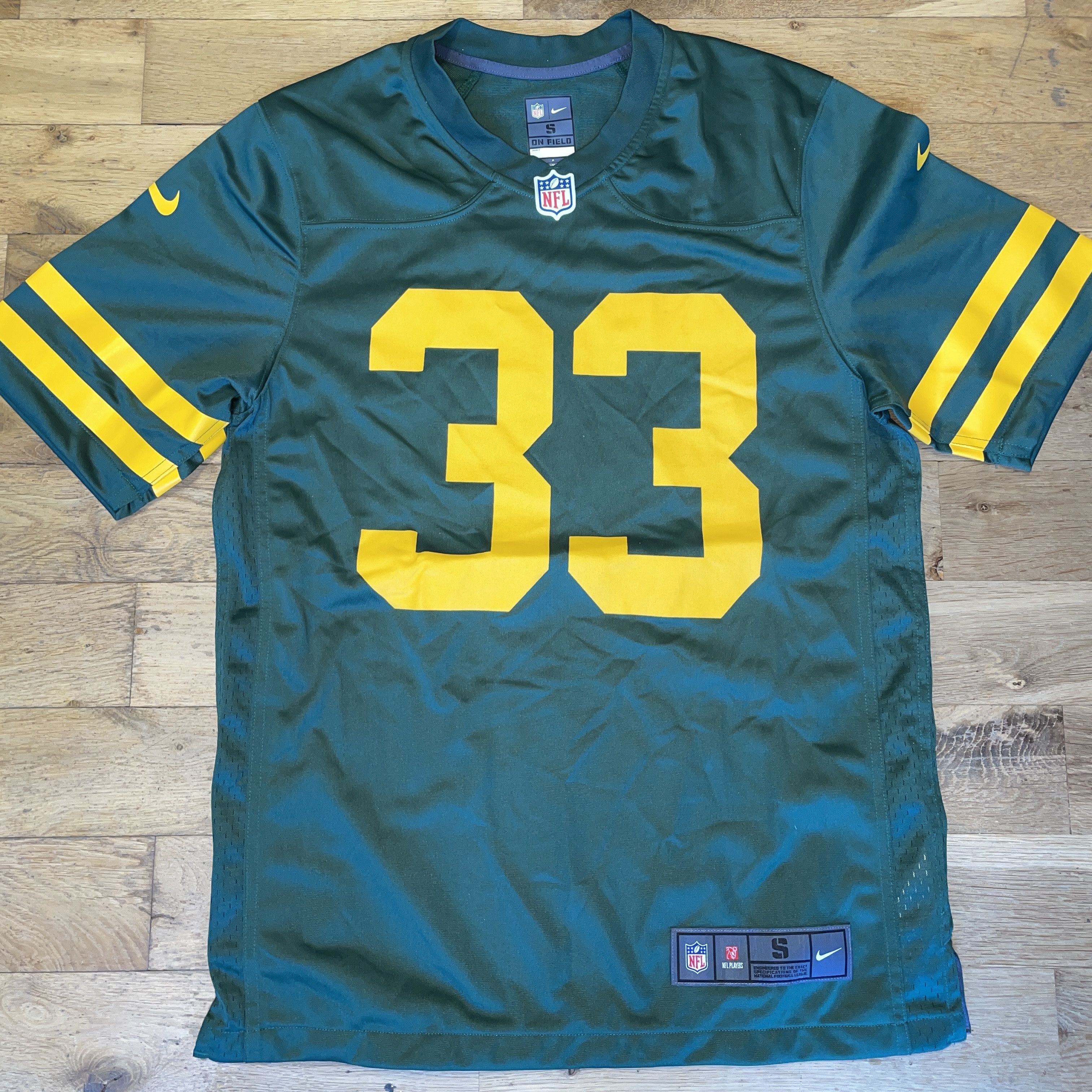 NFL × Nike Nike Nfl Green Bay Packers Jersey On Field Jones #33 Size s Size US S / EU 44-46 / 1 - 1 Thumbnail