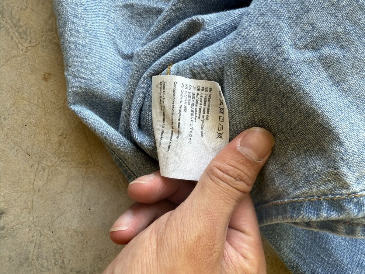 Acne Studios × Designer Acne Studios Speirs Denum Shirt Mid Blue SS21 Size US S / EU 44-46 / 1 - 4 Thumbnail