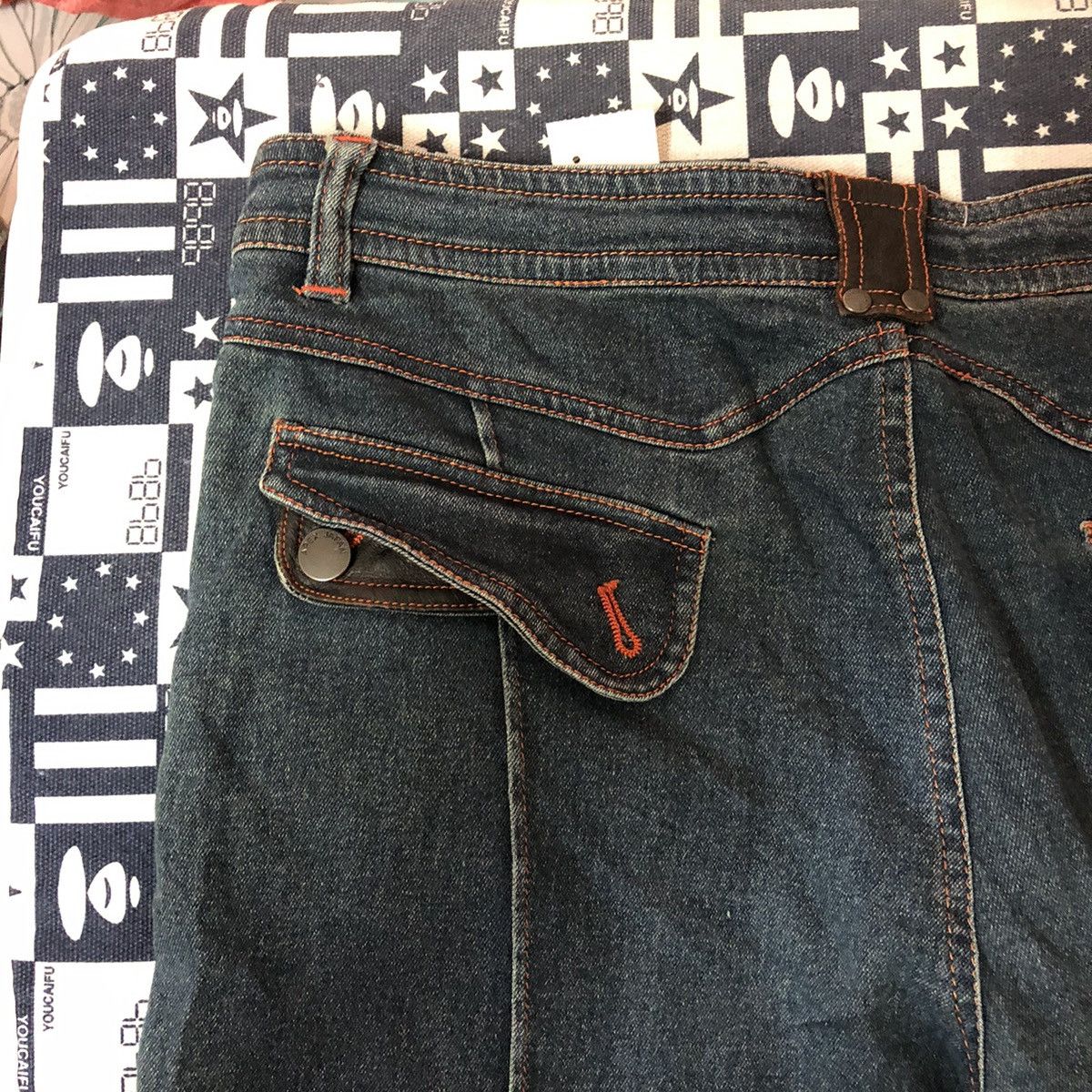 Japanese Brand Apek Japan Blue Denim Pants #A449 Size US 30 / EU 46 - 19 Thumbnail