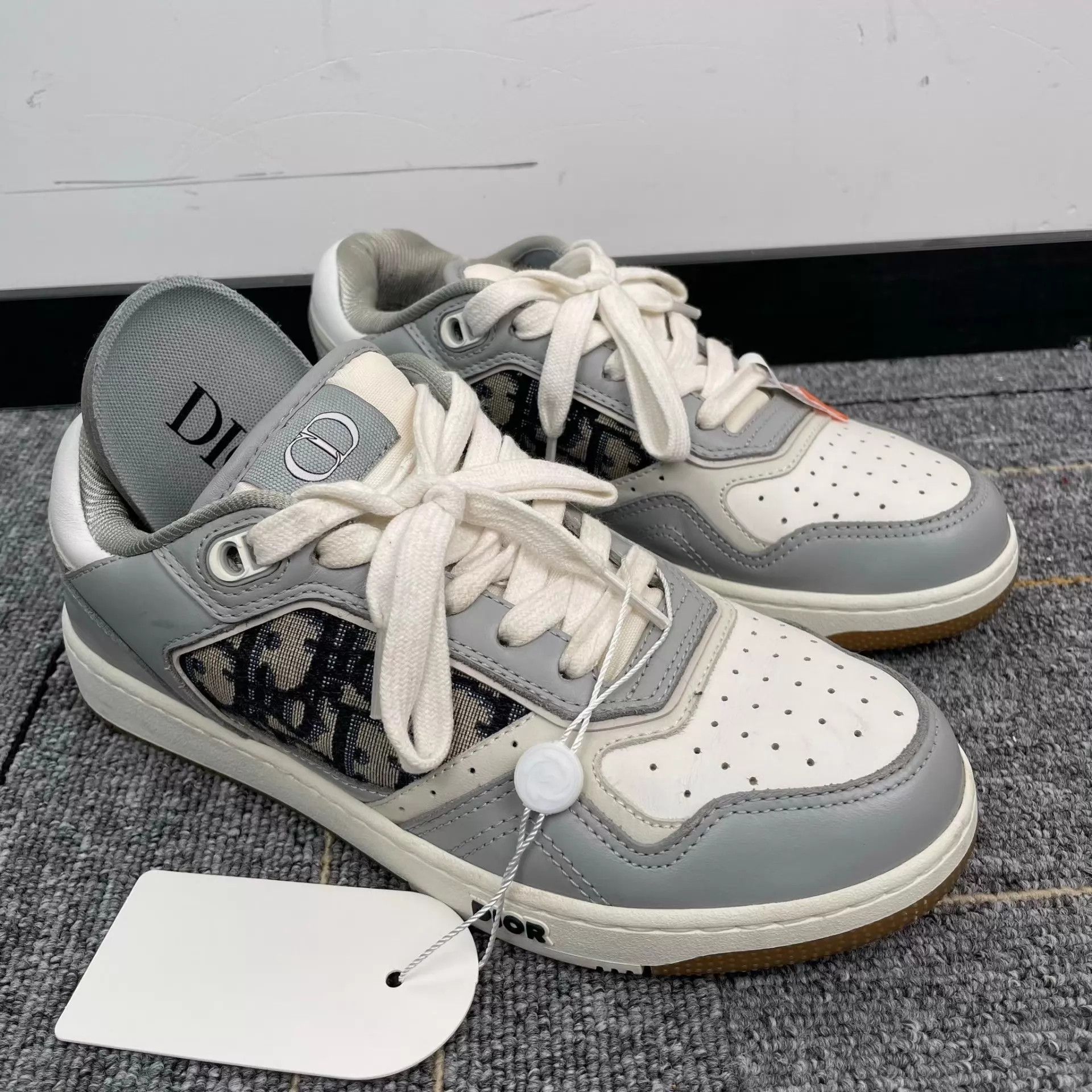 Dior Dior Oblique Gray Casual Sneakers Size US 6.5 / IT 36.5 - 5 Thumbnail