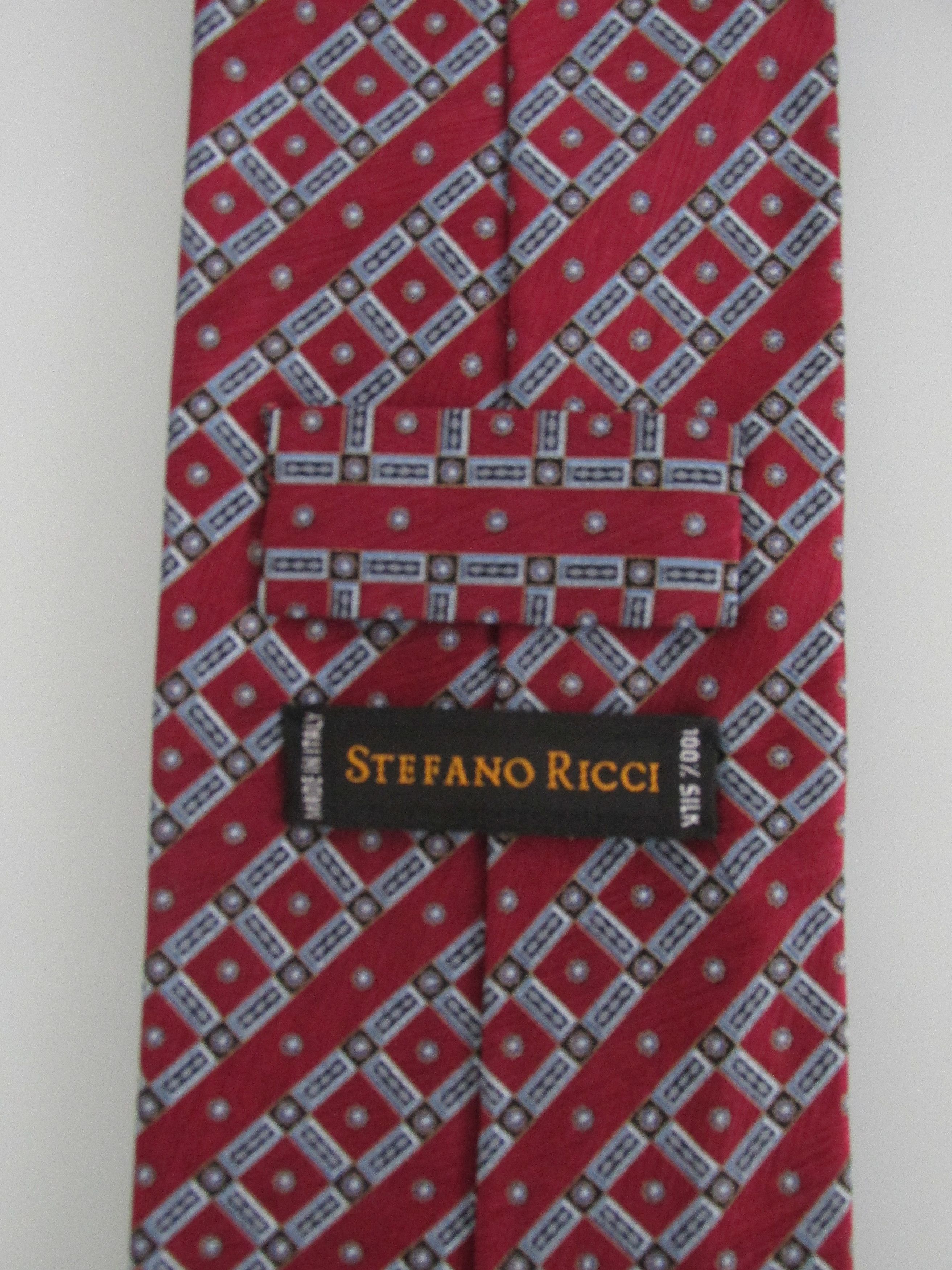 Stefano Ricci Stefano Ricci Men's Silk Tie Size ONE SIZE - 6 Thumbnail