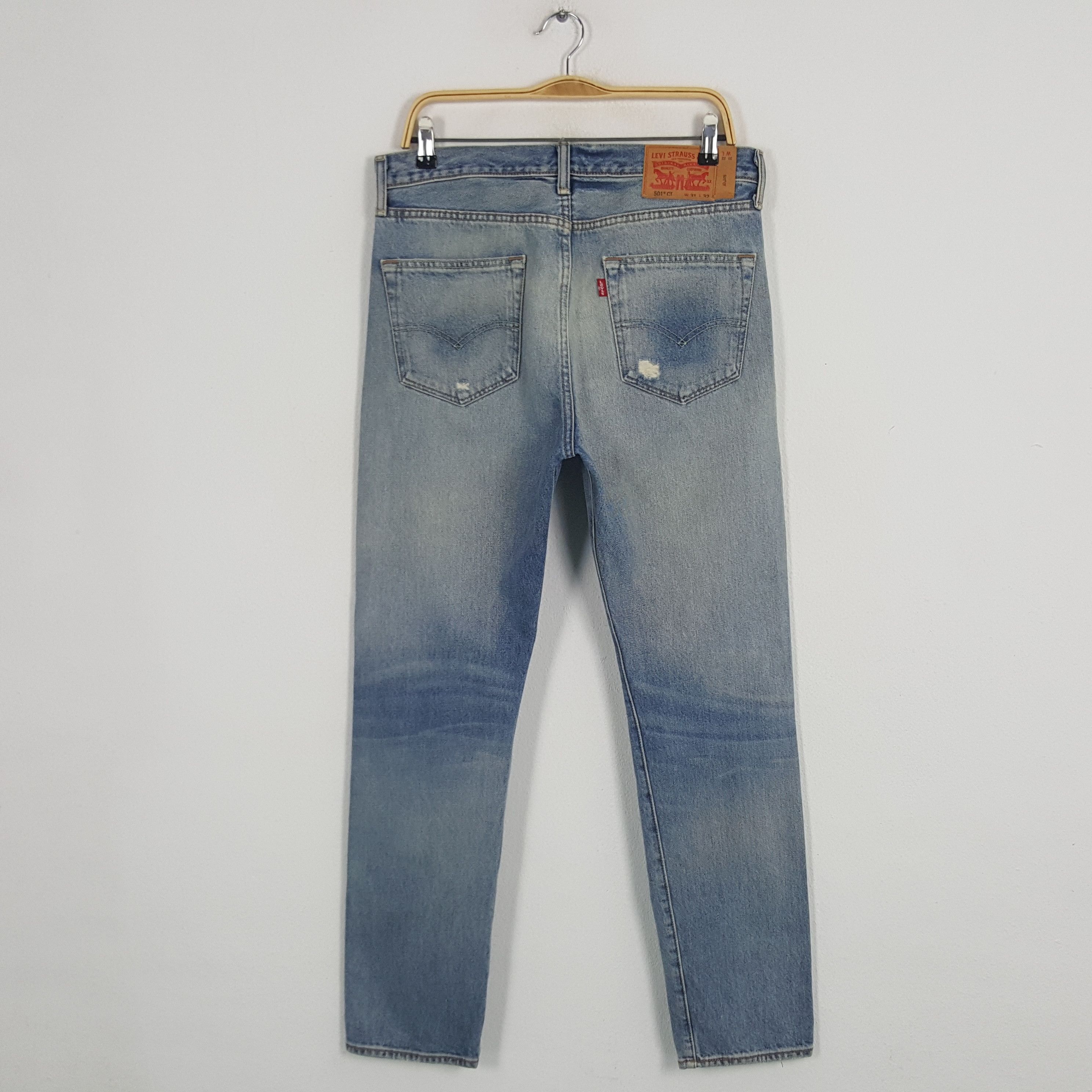Levi's × Vintage Vintage Levi's 501 American Distressed Style Denim Jeans Size US 32 / EU 48 - 4 Thumbnail