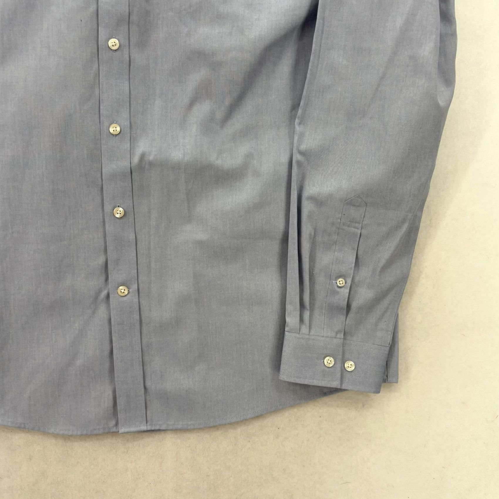 Eddie Bauer Eddie Bauer Mens XLT Blue Solid Long Sleeve Button Down Shirt Wrinkle Resistant Size US XL / EU 56 / 4 - 3 Thumbnail