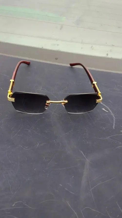 Other Rimless Square Sunglasses Size ONE SIZE - 6 Thumbnail