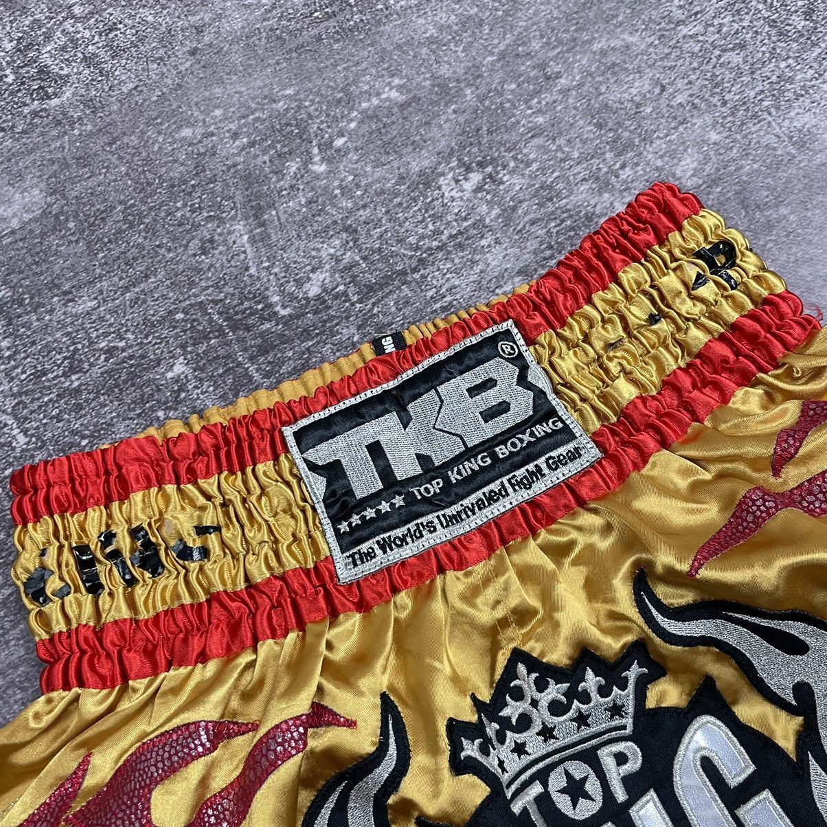Japanese Brand Vintage Top King Boxing Shorts Size US 33 - 2 Thumbnail