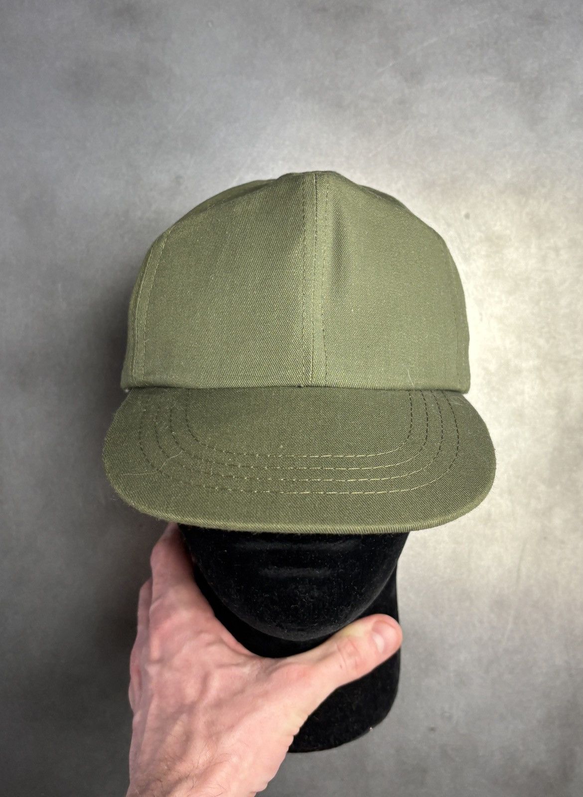 Vintage 1970s Vintage Army Hat Hot Weather Field Cap OG-107 Vietnam Size ONE SIZE - 9 Thumbnail
