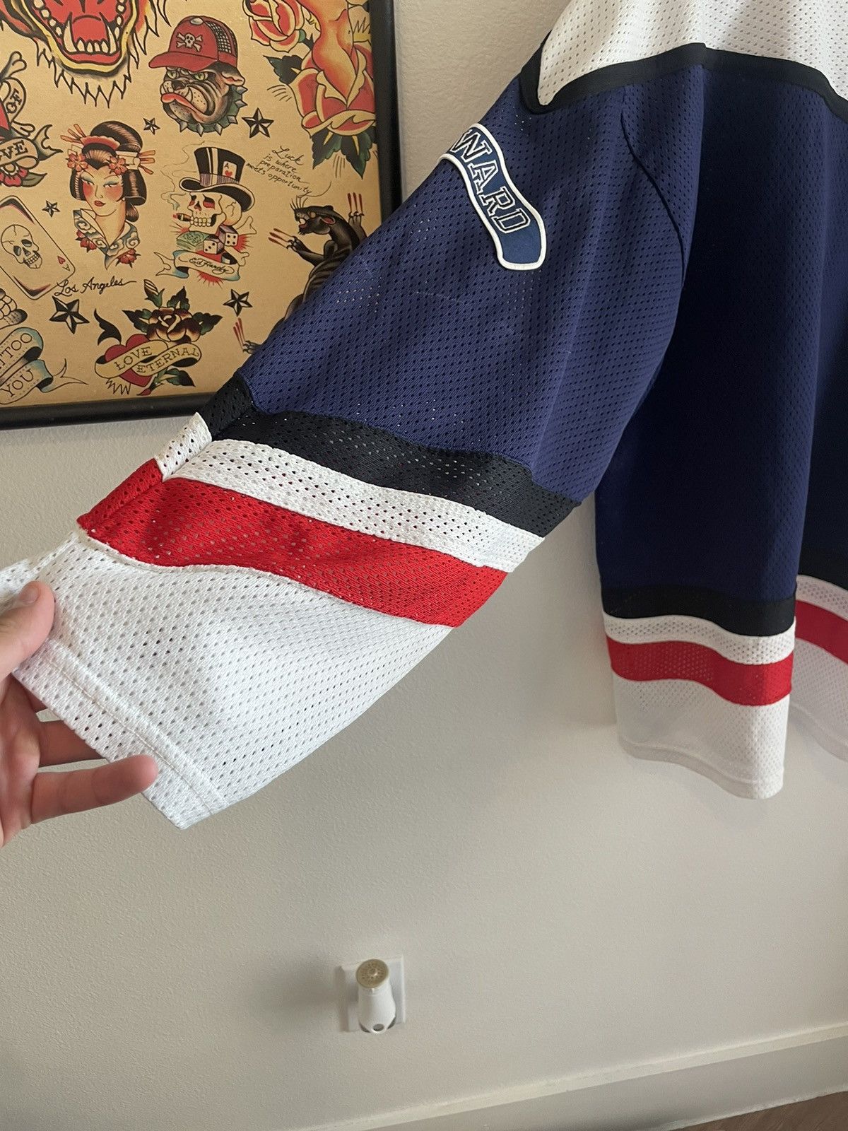 Vintage Vintage 90s Howard university HBCU hockey jersey Size US XL / EU 56 / 4 - 8 Thumbnail