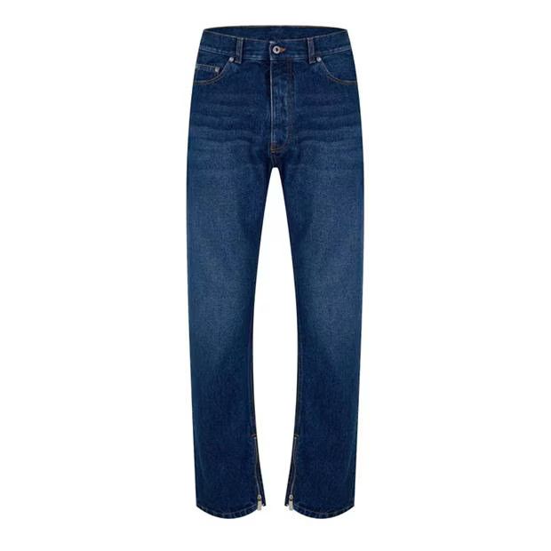 image of Off White O1G2R1Mq0424 Zip Skate Jeans In Blue, Men's (Size 34)