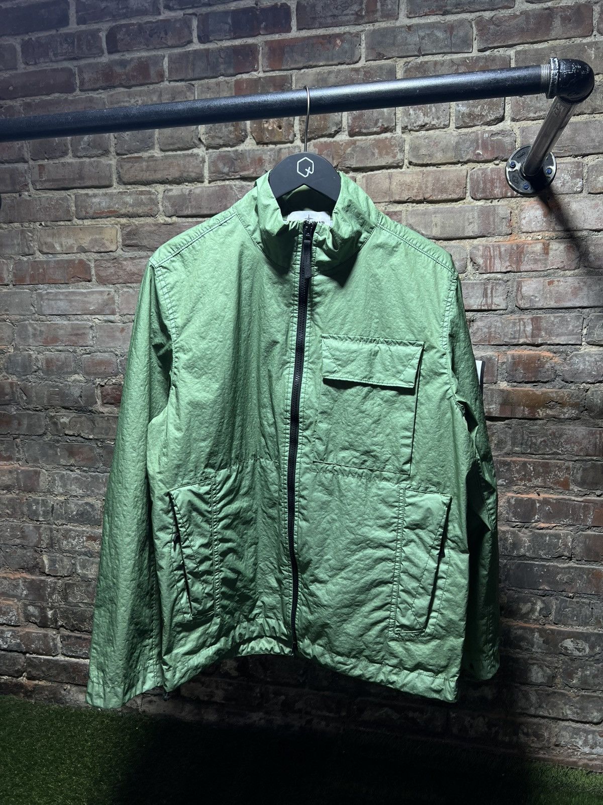 Stone Island Stone Island Waxed Marina Jacket Size US L / EU 52-54 / 3 - 1 Thumbnail
