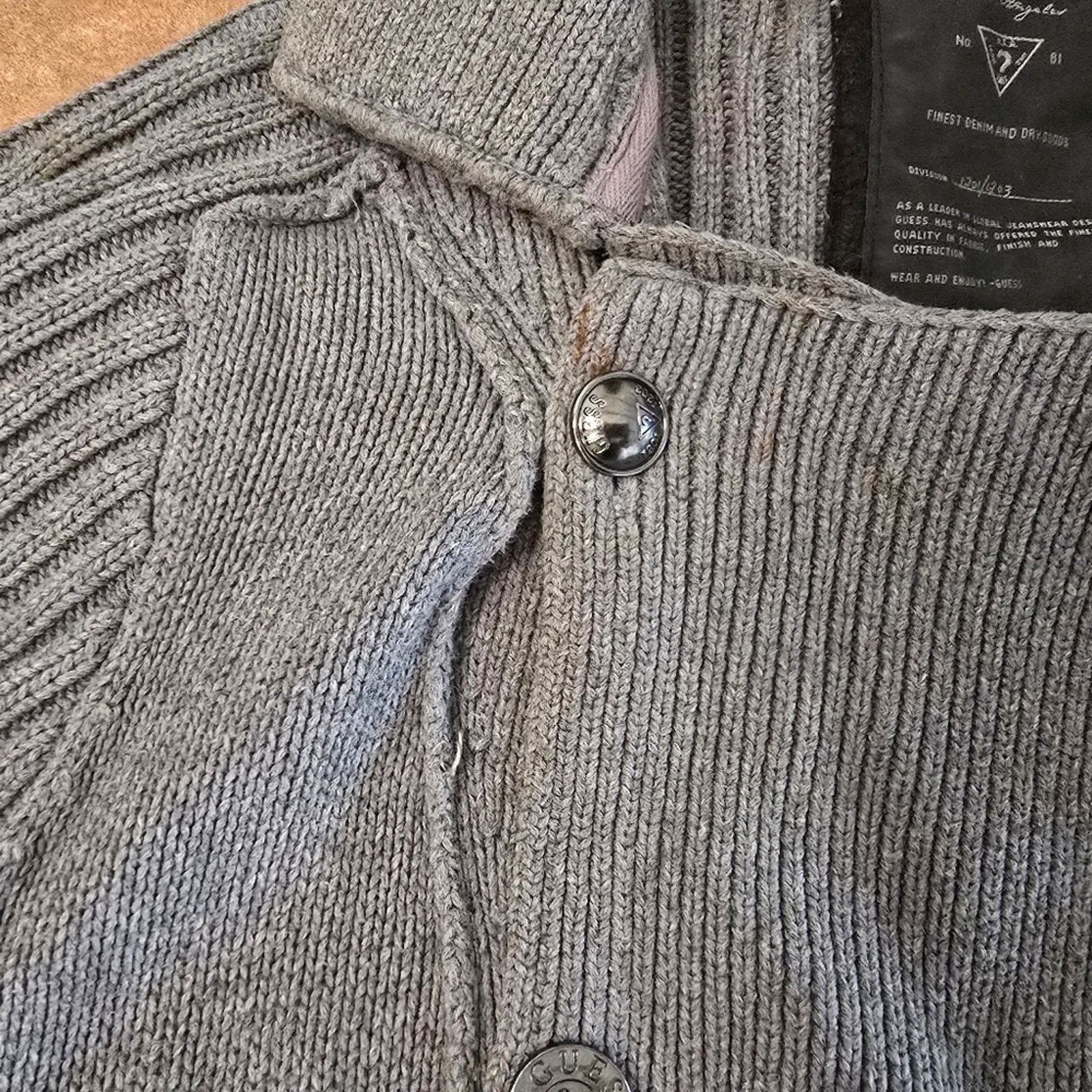 Guess Grey Detailed | GUESS | Sweater Jacket Size S / US 4 / IT 40 - 5 Thumbnail