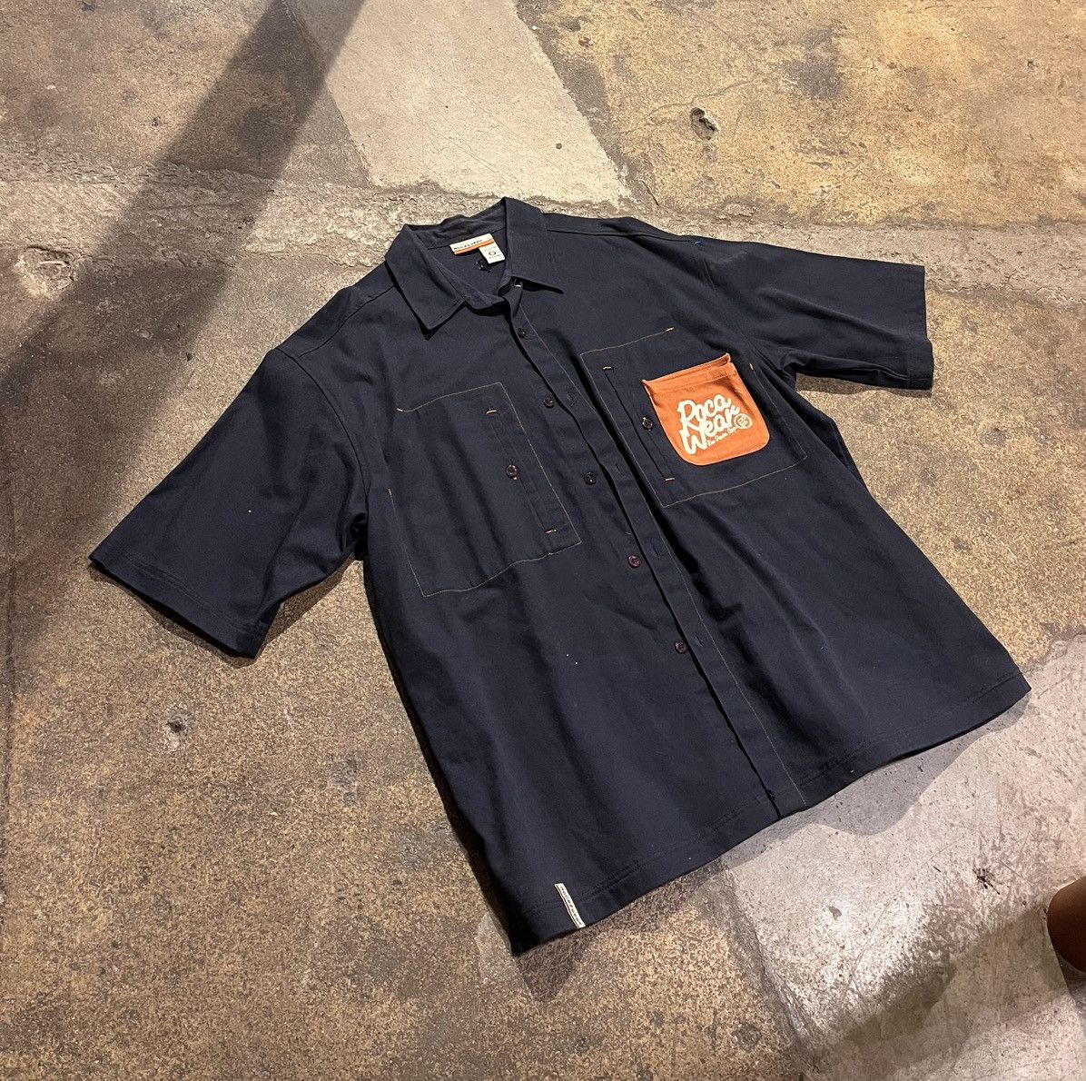 Rocawear Rocawear Denim Work Button Up Shirt SZ 2XL Size US XXL / EU 58 / 5 - 1 Thumbnail