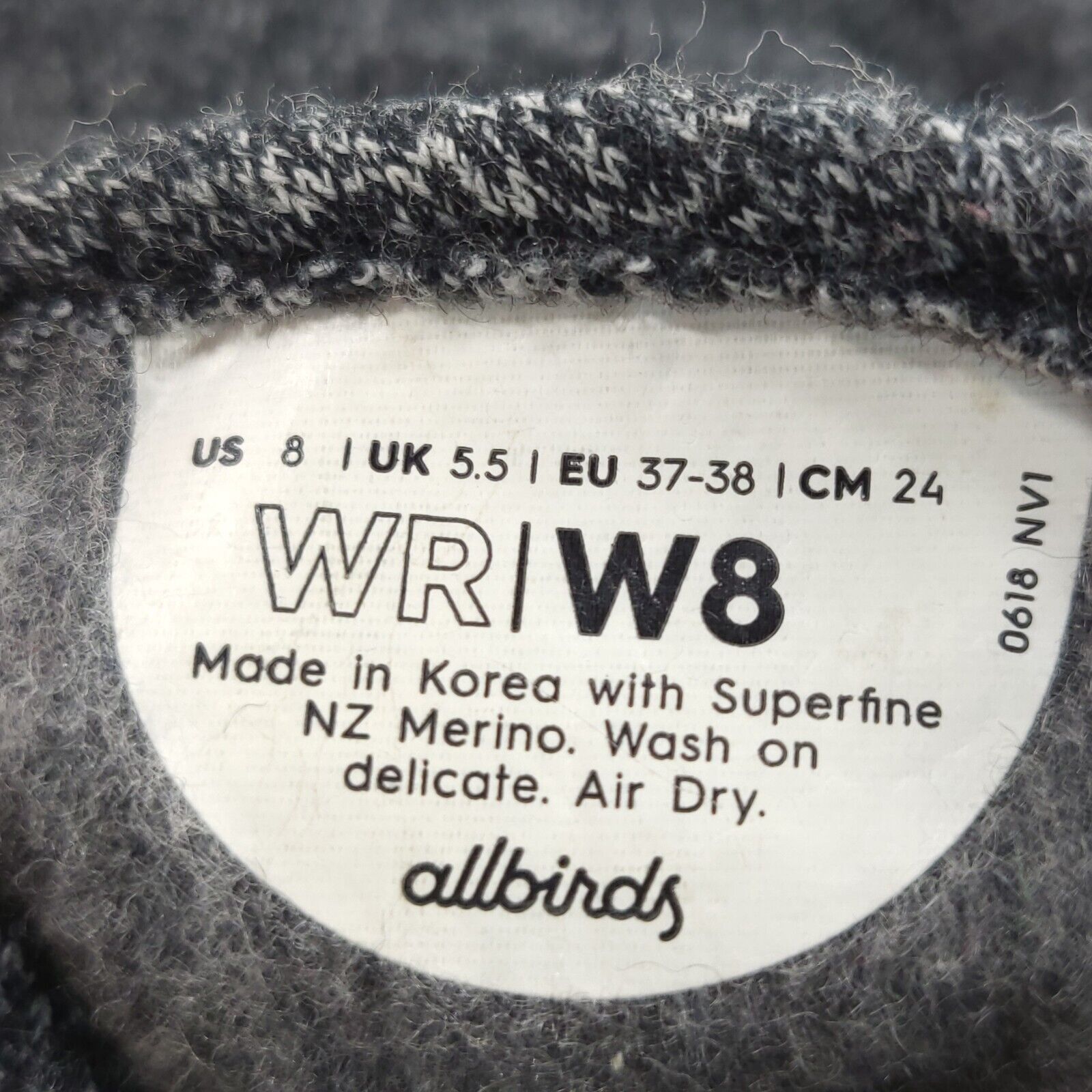 Allbirds Allbirds Wool Runner Running Shoe Womens Size 8 Gray White Size US 8 / IT 38 - 7 Thumbnail