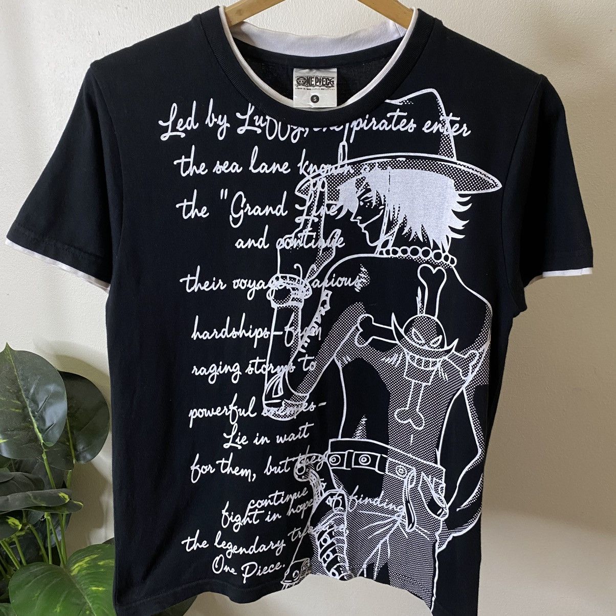 One Piece Y2K Anime One Piece Manga Series Double Layer T Shirt Size US S / EU 44-46 / 1 - 2 Thumbnail