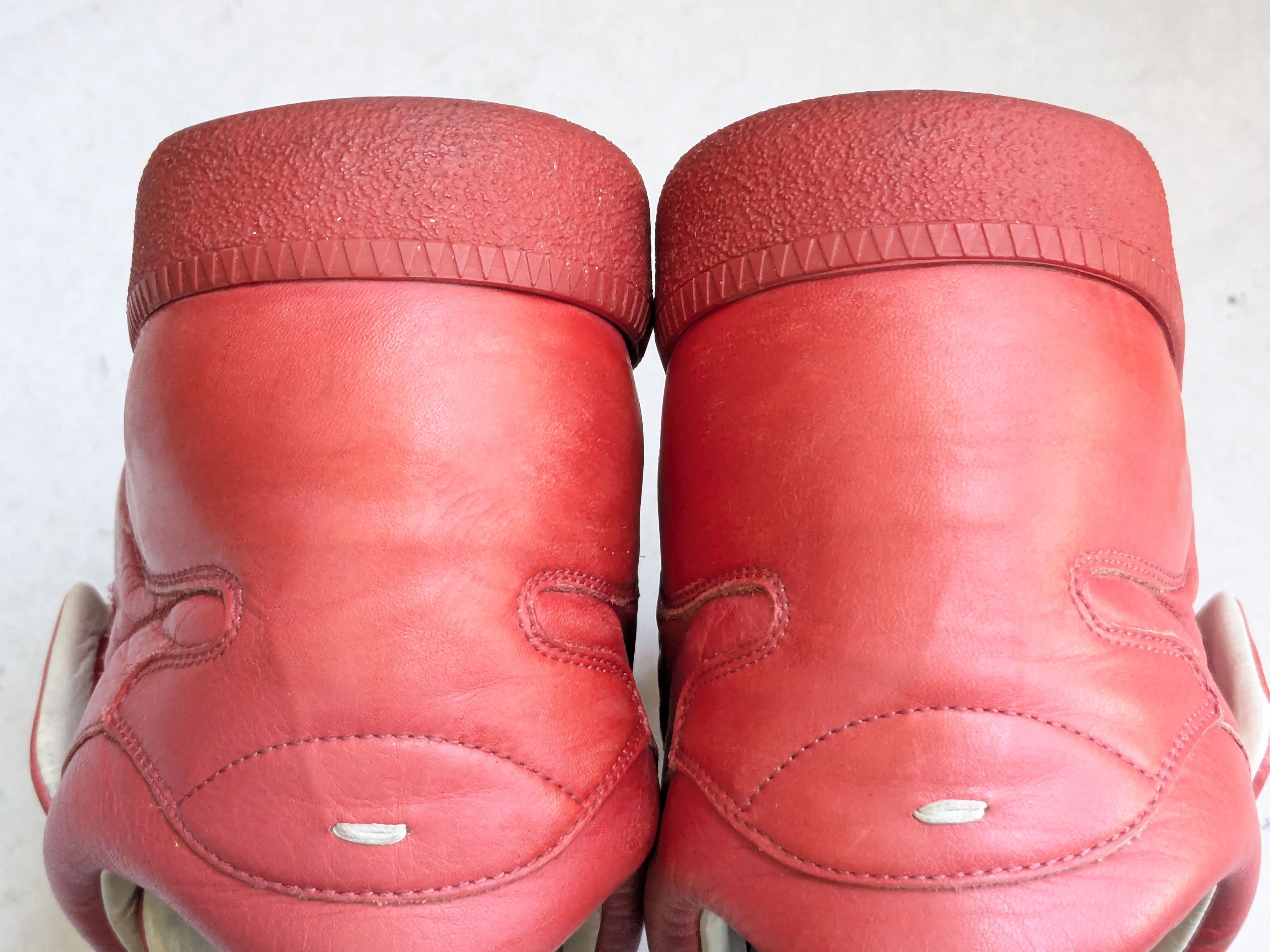 Maison Margiela Maison Margiela Clinic Sneakers Red 11 44 Mid Tops Leather Size US 11 / EU 44 - 12 Thumbnail