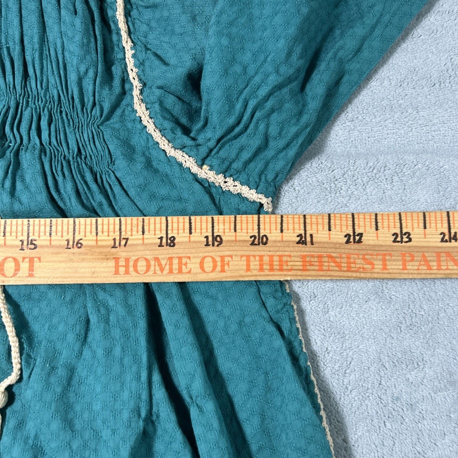 Free People Sundance Renaissance Boho Top Med Artist Ladder Gauze Tassel Size M / US 6-8 / IT 42-44 - 13 Thumbnail