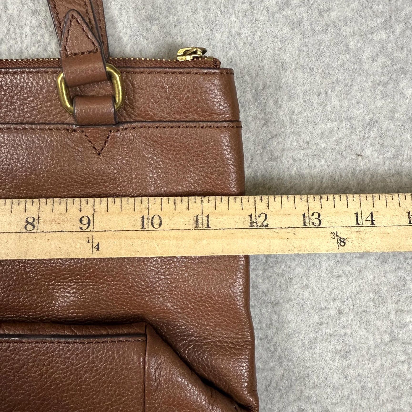 Fossil Fossil Patchwork Leather Small Shopper Bag Tote ZB6702995 68 Women One size Brown Leather Shoulder Bag Gift/Shopper Womens Size ONE SIZE - 4 Thumbnail