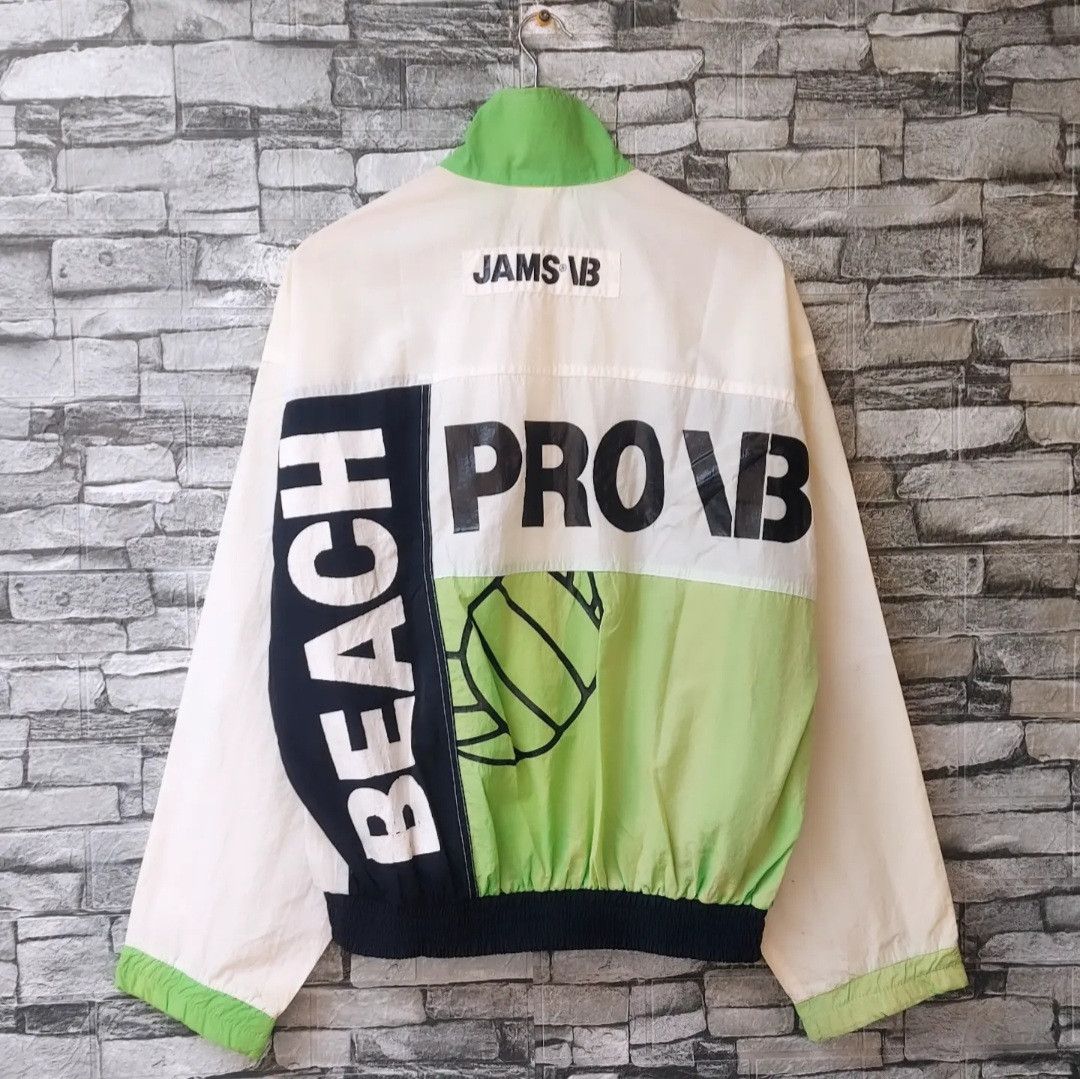 Jams World Vtg 80s Jams World Pro VB Beach Surf Line Multi Color Jacket Size US L / EU 52-54 / 3 - 1 Thumbnail