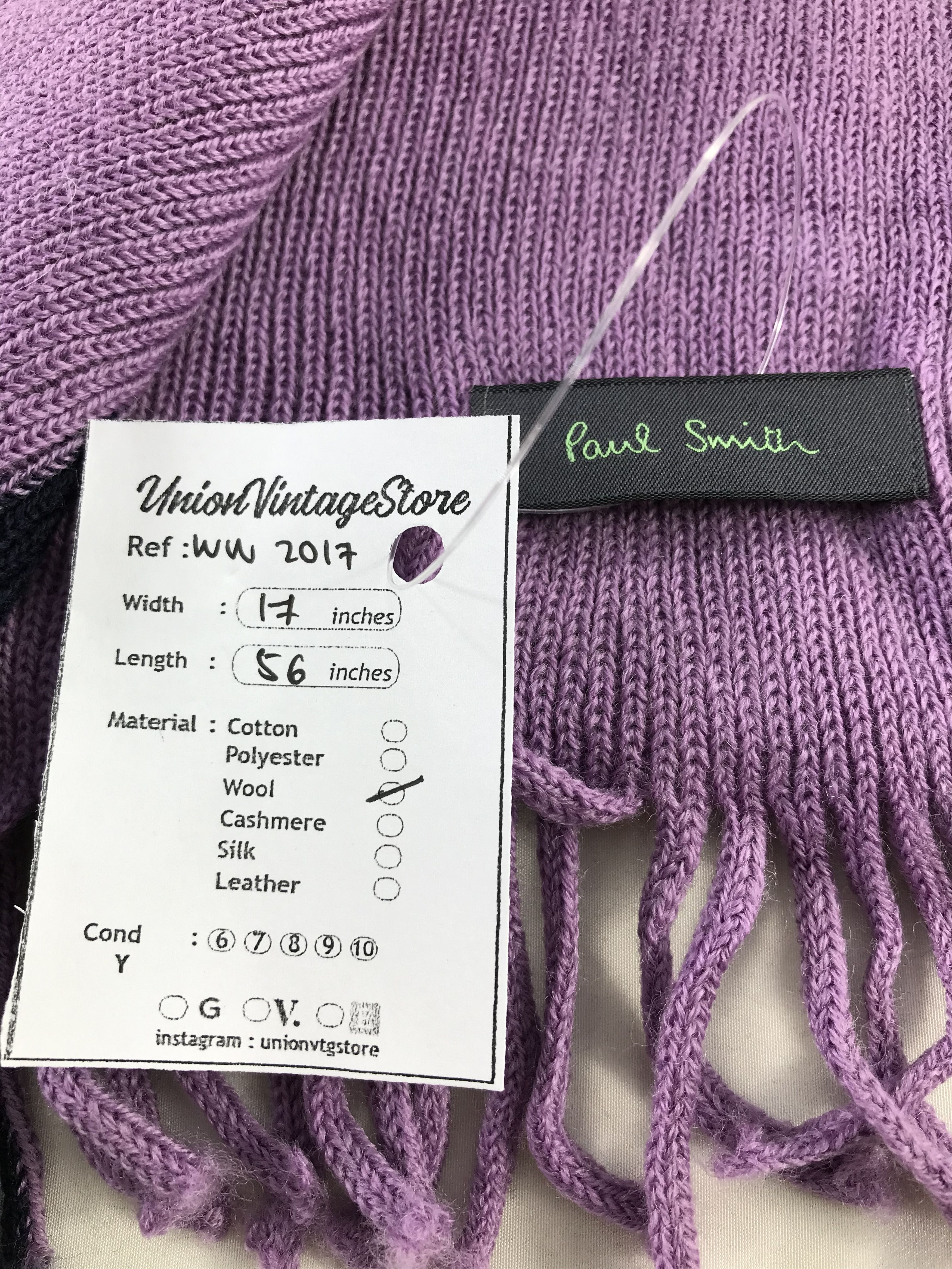 Paul Smith × Vintage Paul Smith Scarf / Muffler / Neckwear - WW2017 Size ONE SIZE - 5 Thumbnail