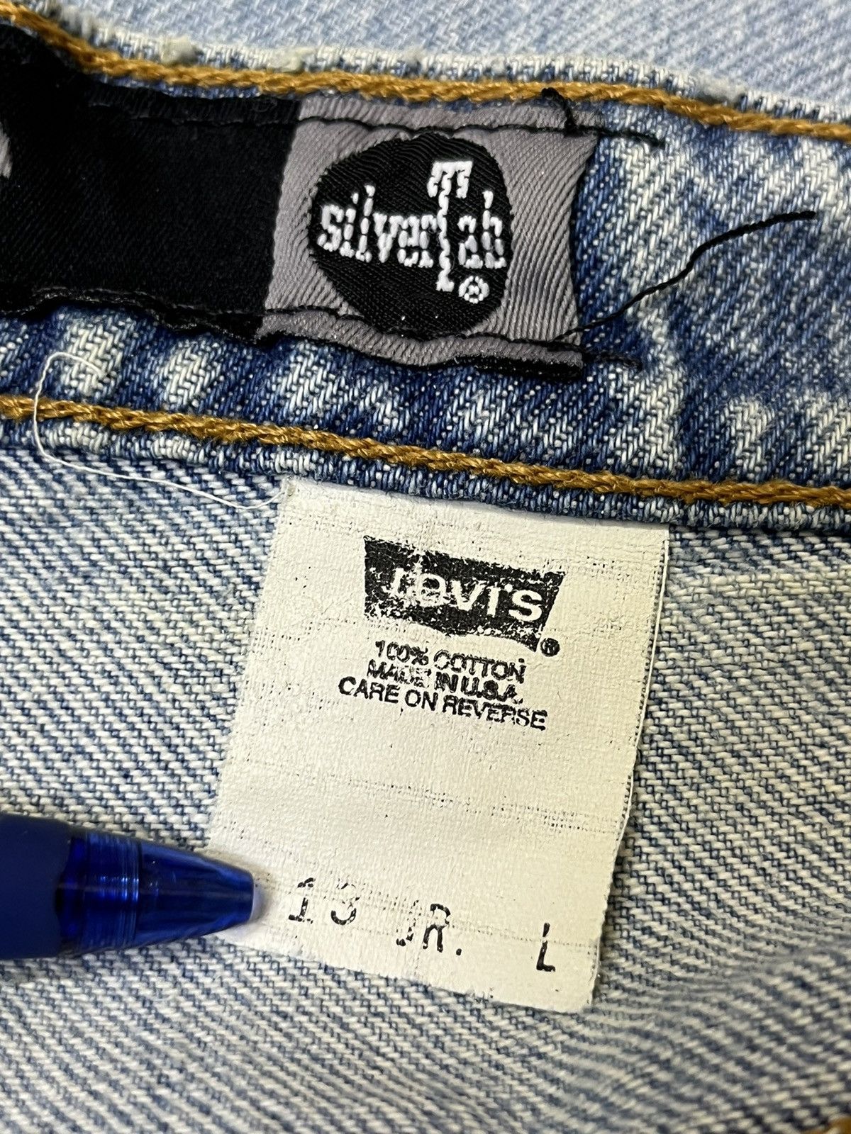 Levi's ICONIC🔥VINTAGE 90s LEVI’S SILVERTAB LOOSE FIT JEANS Size US 36 / EU 52 - 19 Thumbnail
