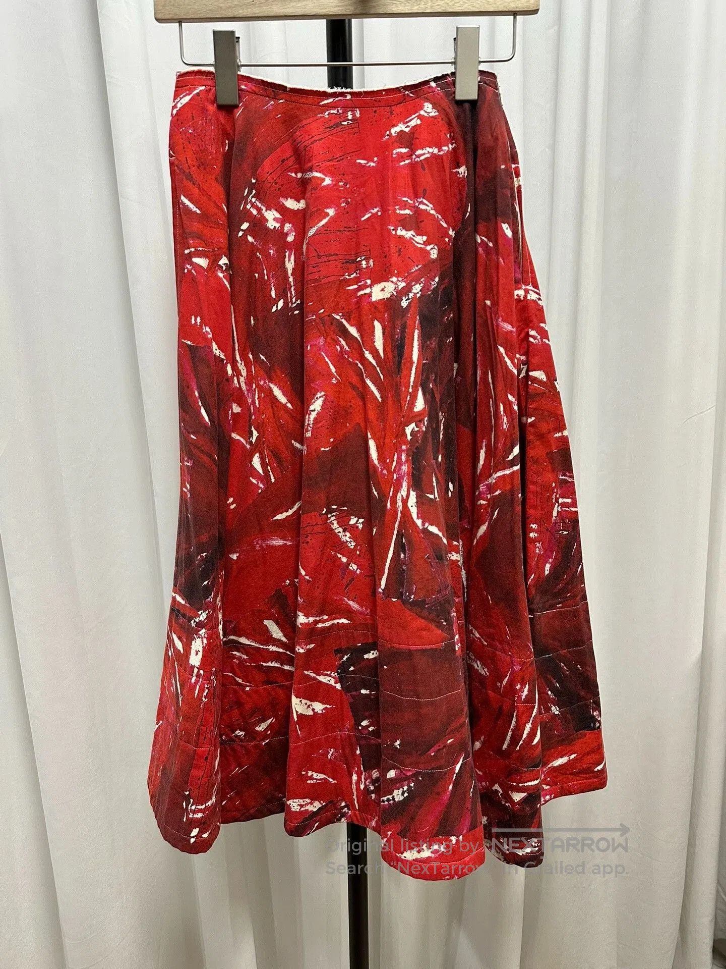Comme des Garcons Red Skirt.