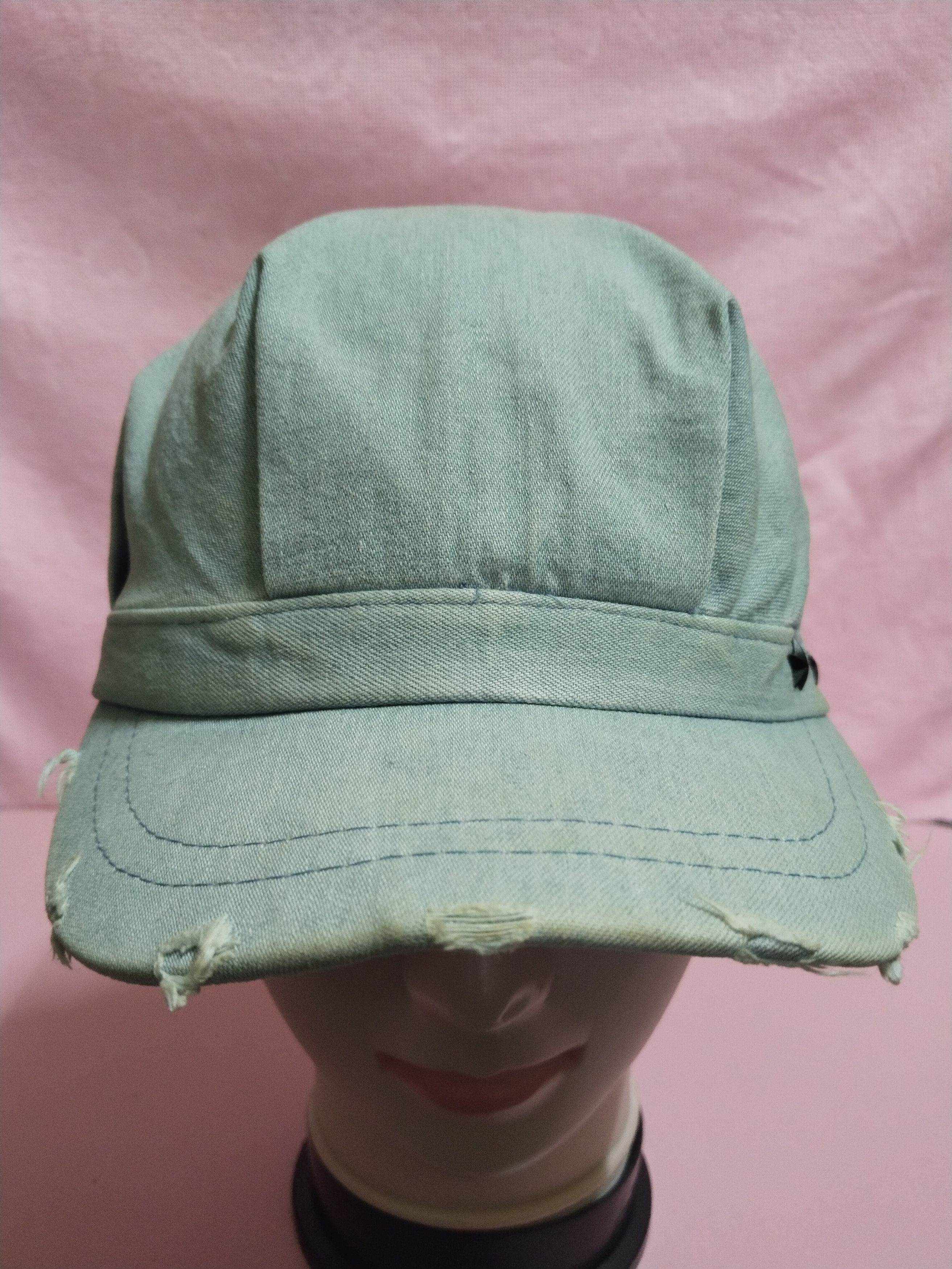 Japanese Brand VINTAGE DISTRESSED 3 STAR NEWBOYS HAT Size ONE SIZE - 2 Thumbnail