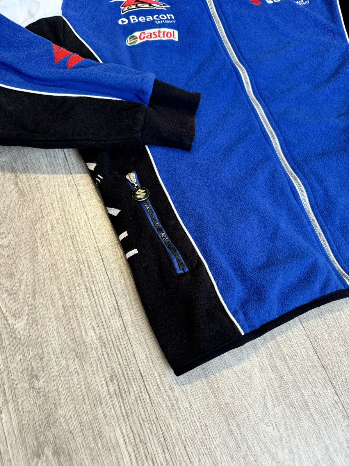 Vintage 🔷Vintage Suzuki Racing Fleece Jacket 90s🔷 Size US S / EU 44-46 / 1 - 4 Thumbnail
