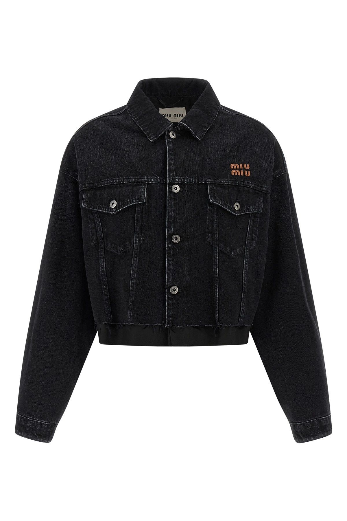 Layered denim jacket - Main Image